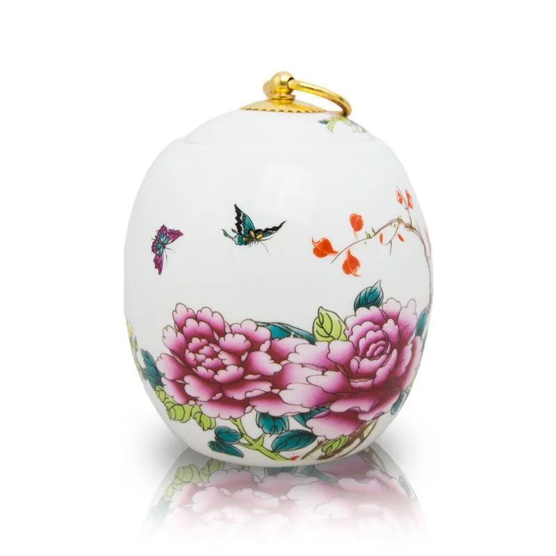 Butterfly Ceramic Cremation Urn in Small