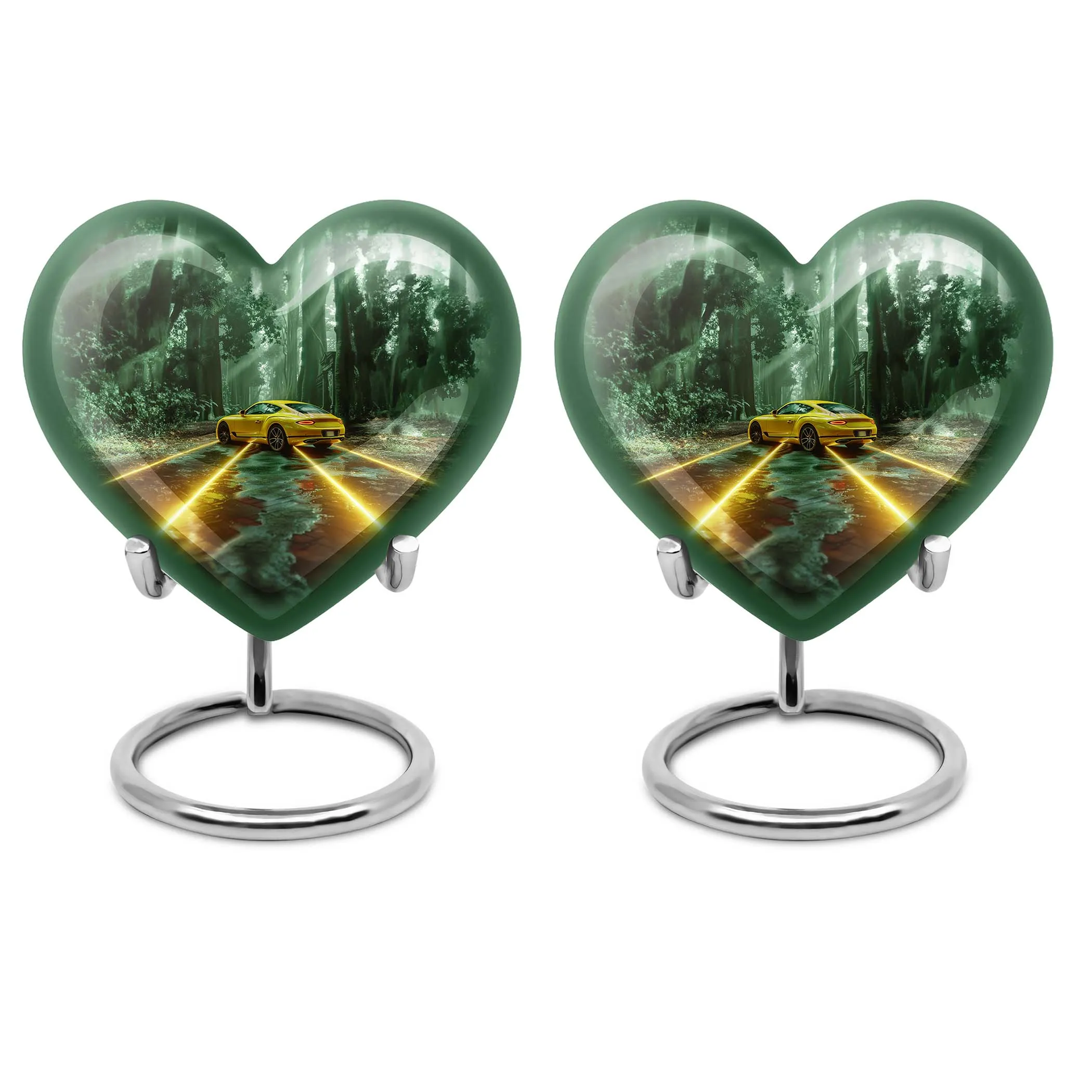 Butterfly Heart Cremation Urn for Ashes- An Memorial Urn