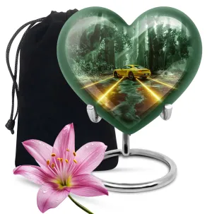 Butterfly Heart Cremation Urn for Ashes- An Memorial Urn