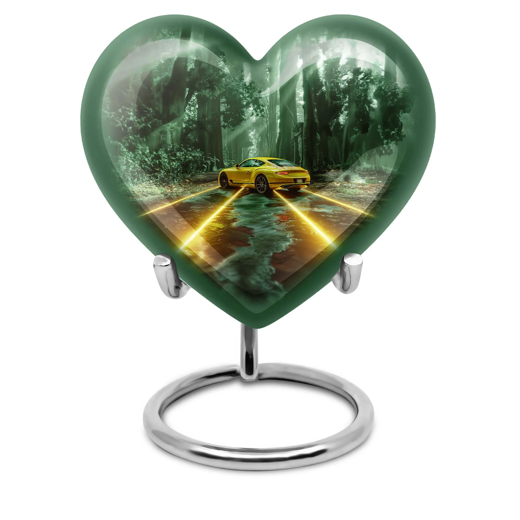 Butterfly Heart Cremation Urn for Ashes- An Memorial Urn