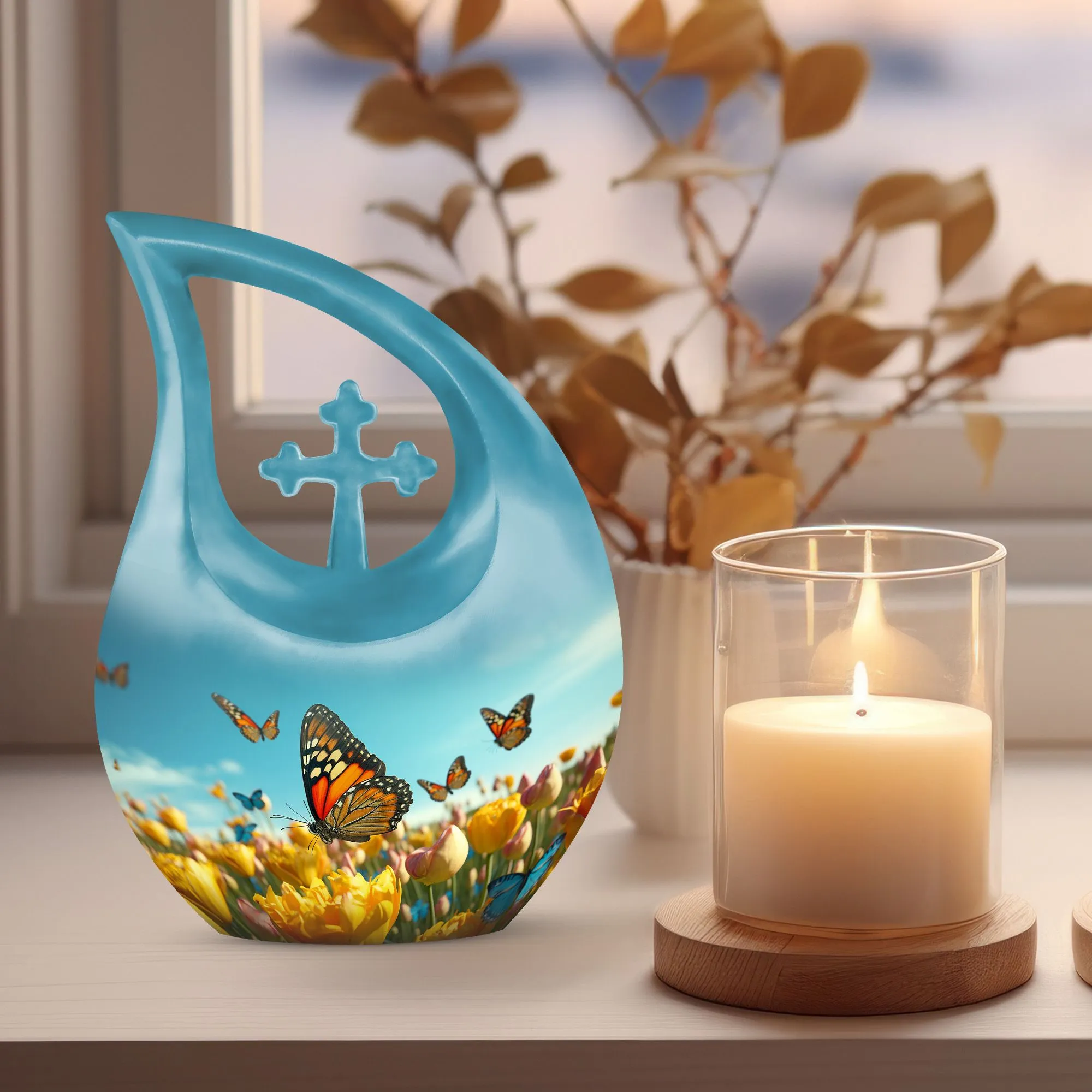 Butterfly Memorial Beauty - A Cherished Cremation Remembrance Box