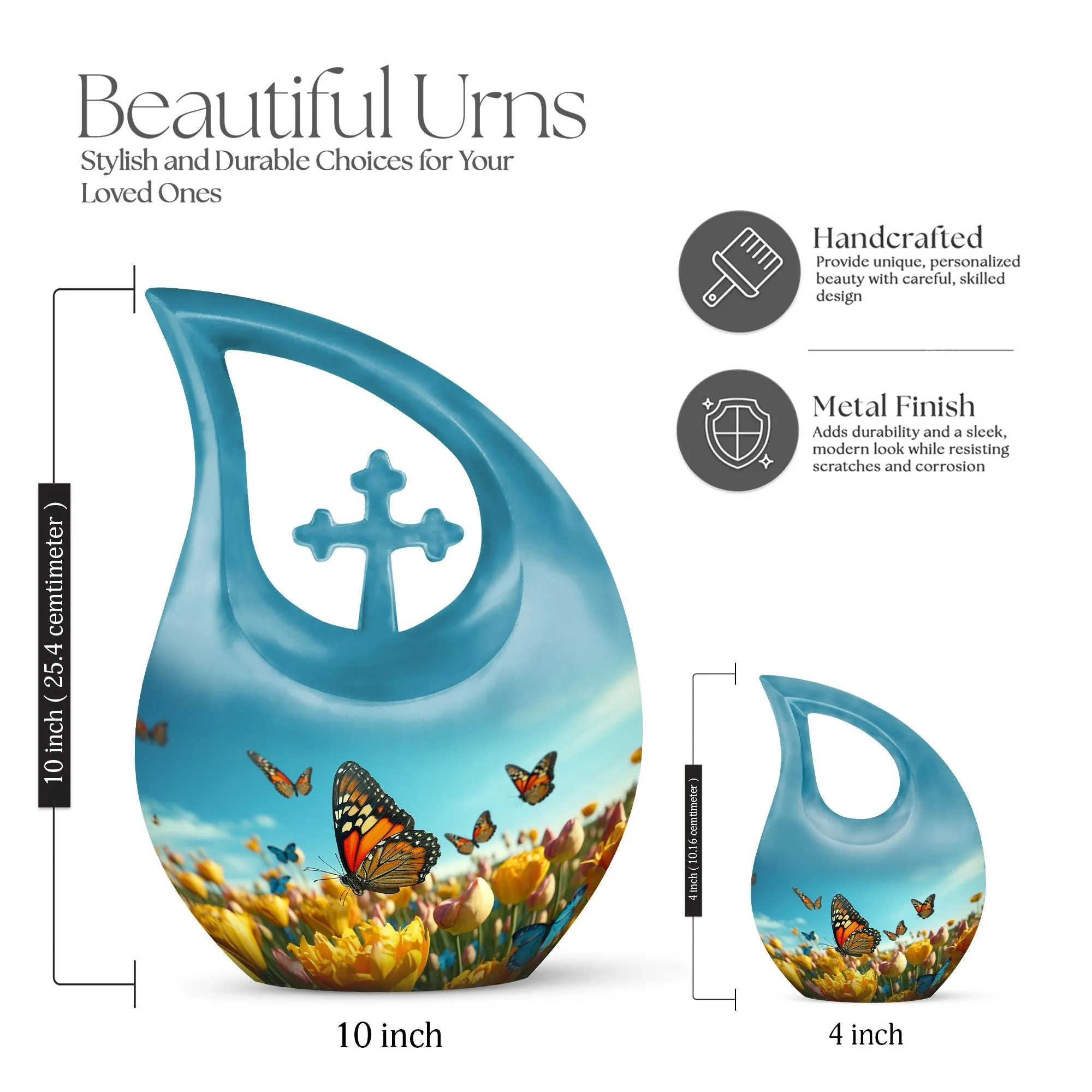 Butterfly Memorial Beauty - A Cherished Cremation Remembrance Box