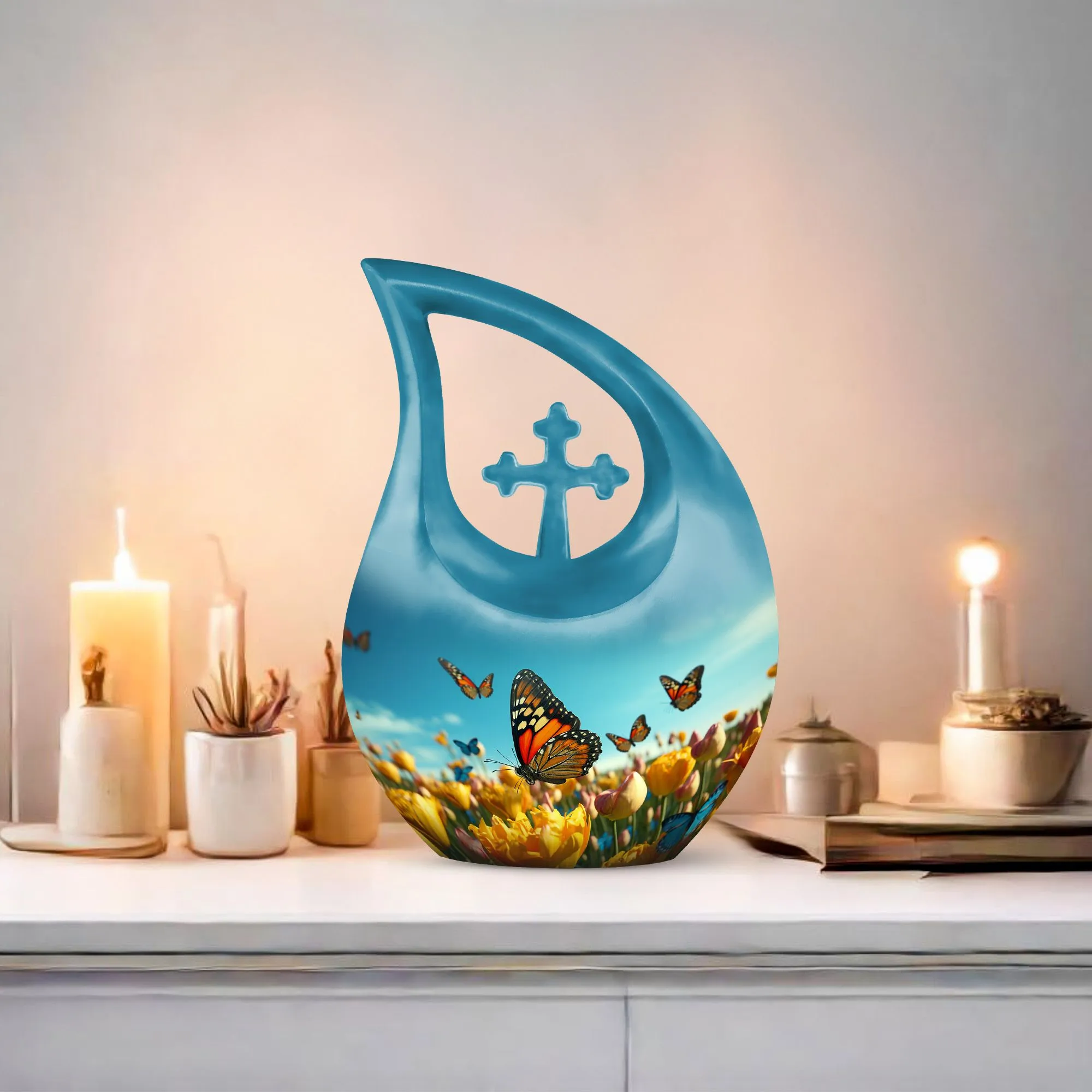 Butterfly Memorial Beauty - A Cherished Cremation Remembrance Box