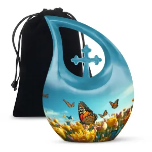 Butterfly Memorial Beauty - A Cherished Cremation Remembrance Box