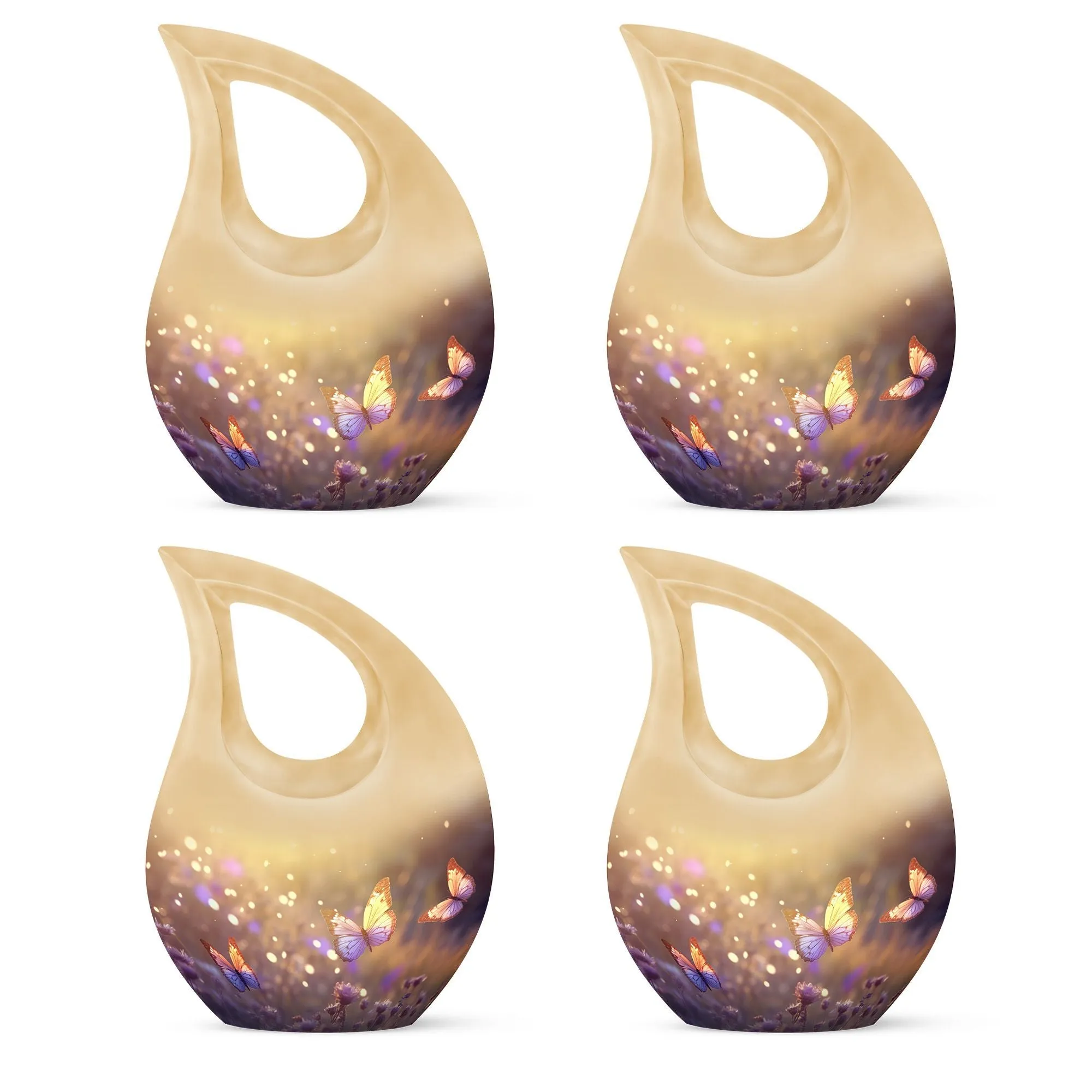 Butterfly Memorial Charm Reflective Funeral Urn mini