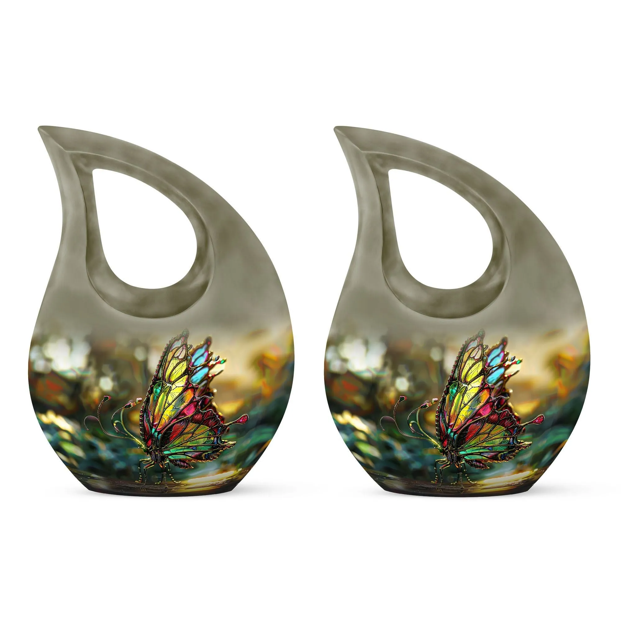 Butterfly Memorial Urn - Cremation Urn For Human Ashes
