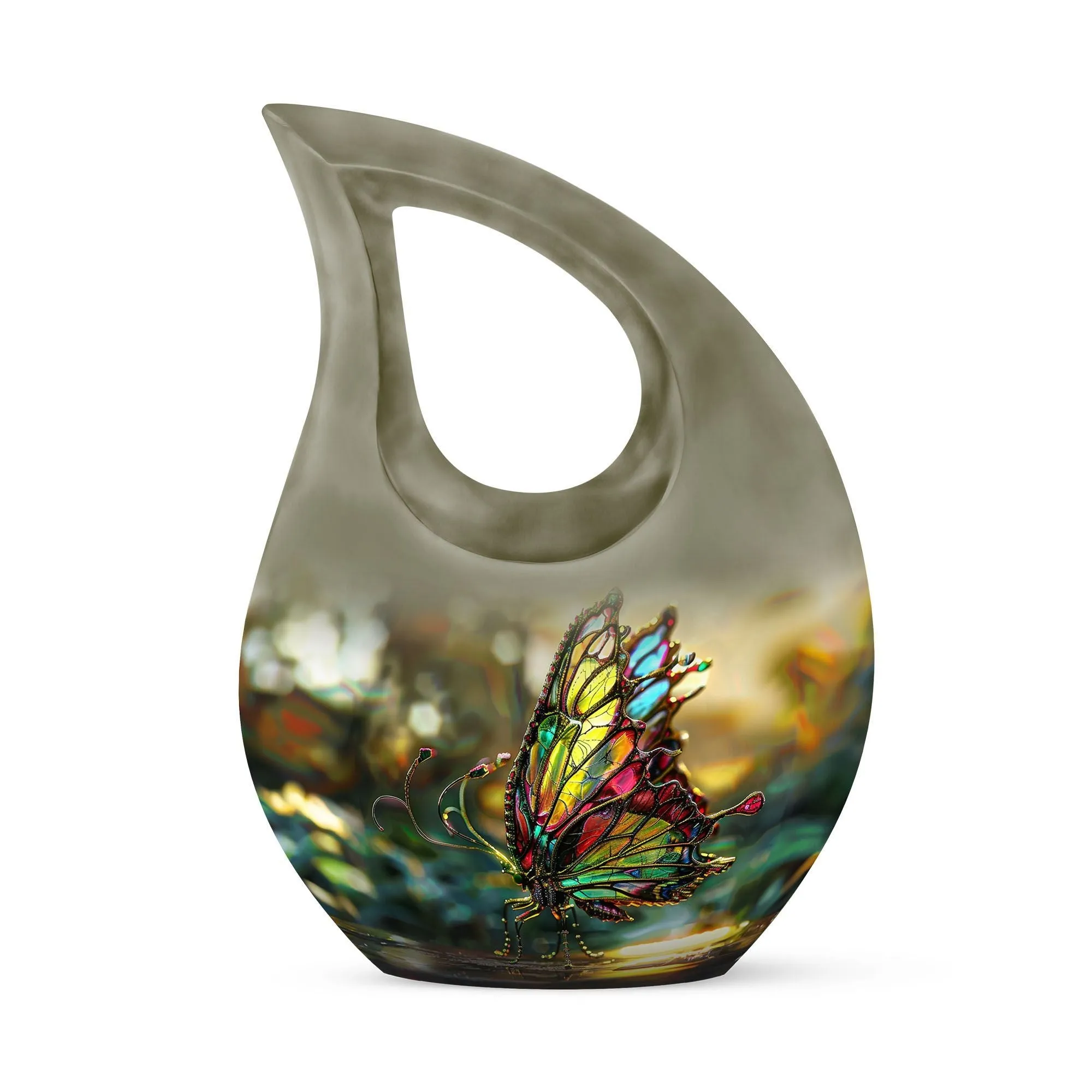 Butterfly Memorial Urn - Cremation Urn For Human Ashes