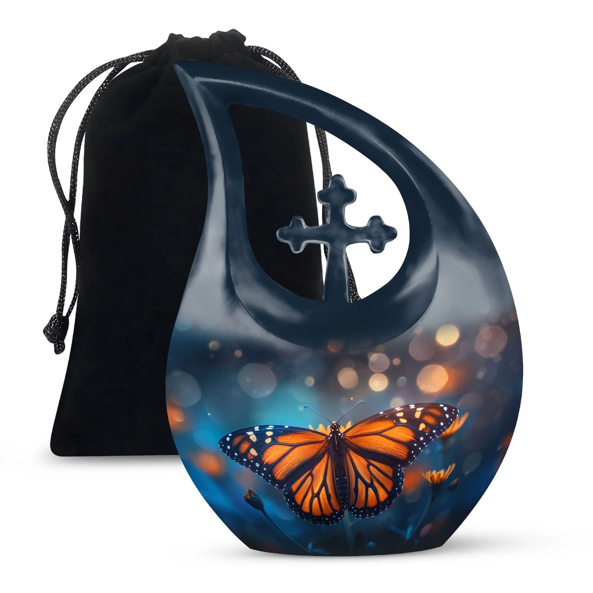 Butterfly Urn , Customized Cremation Urn For Human Ashes