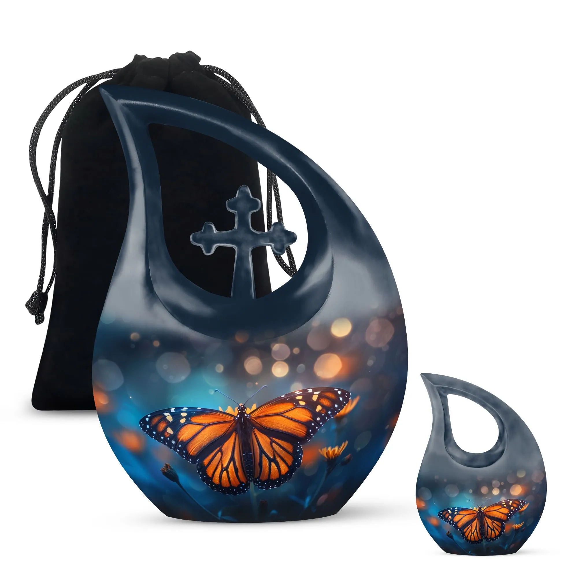 Butterfly Urn , Customized Cremation Urn For Human Ashes
