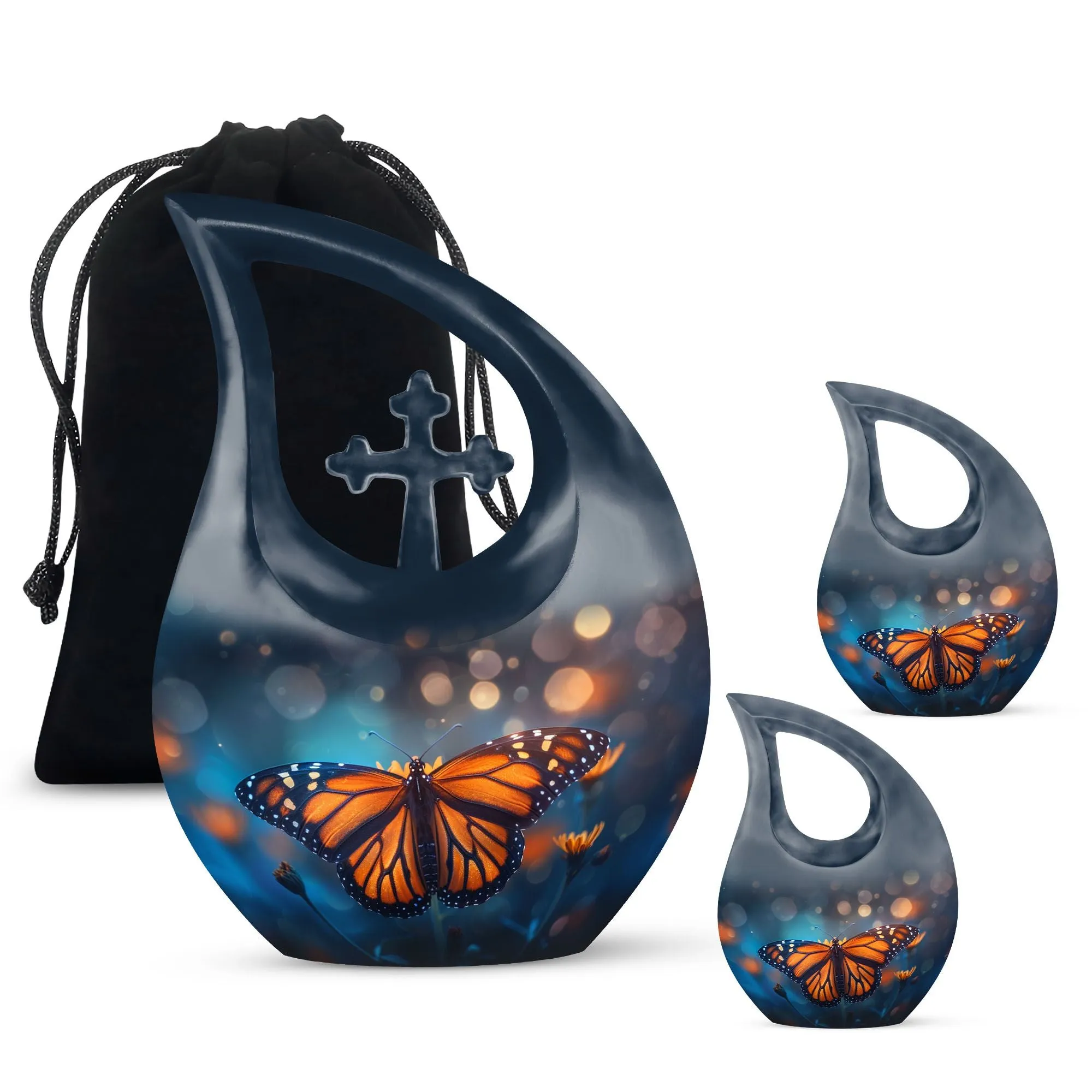 Butterfly Urn , Customized Cremation Urn For Human Ashes
