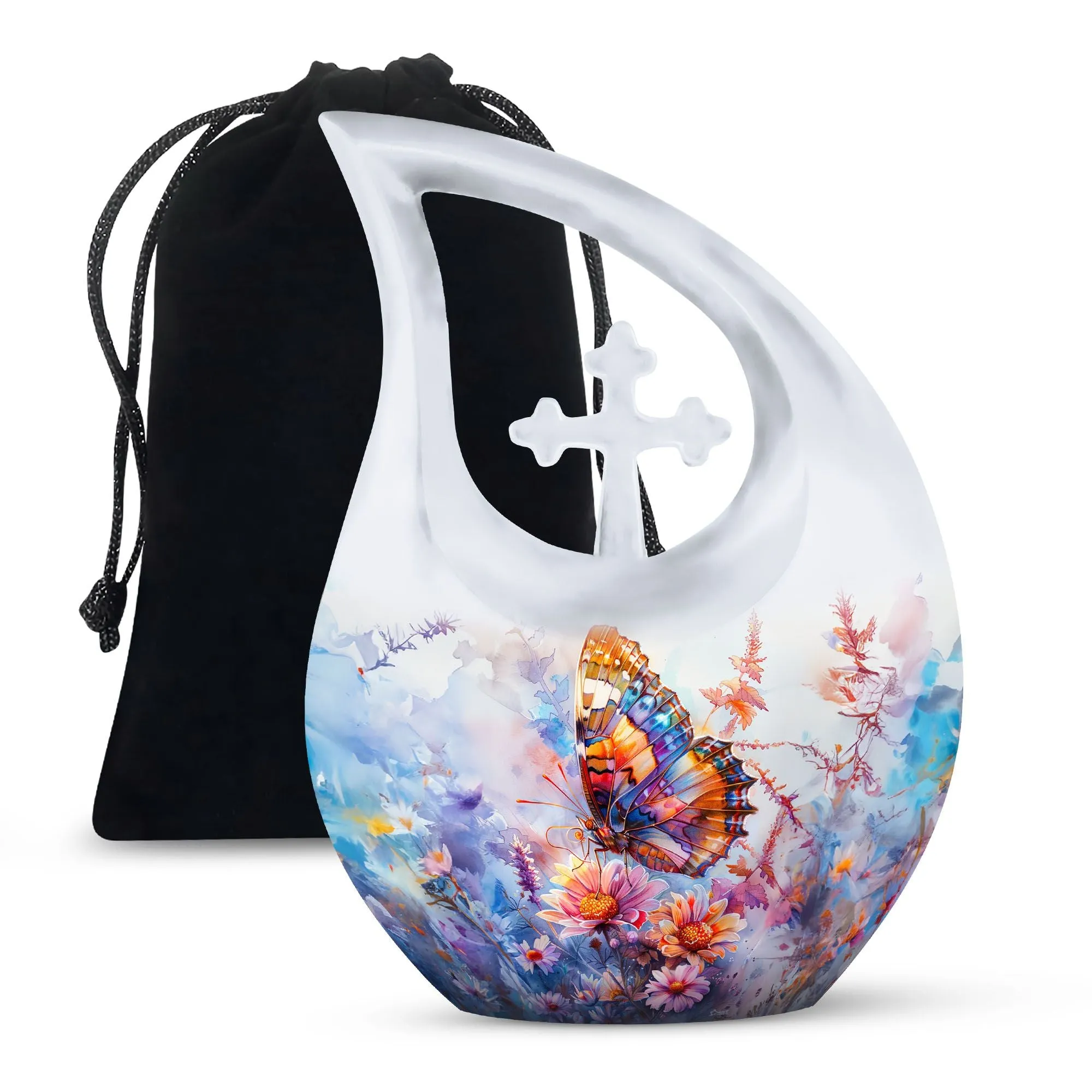 Butterfly Urn - Personalized Container For Human Ashes