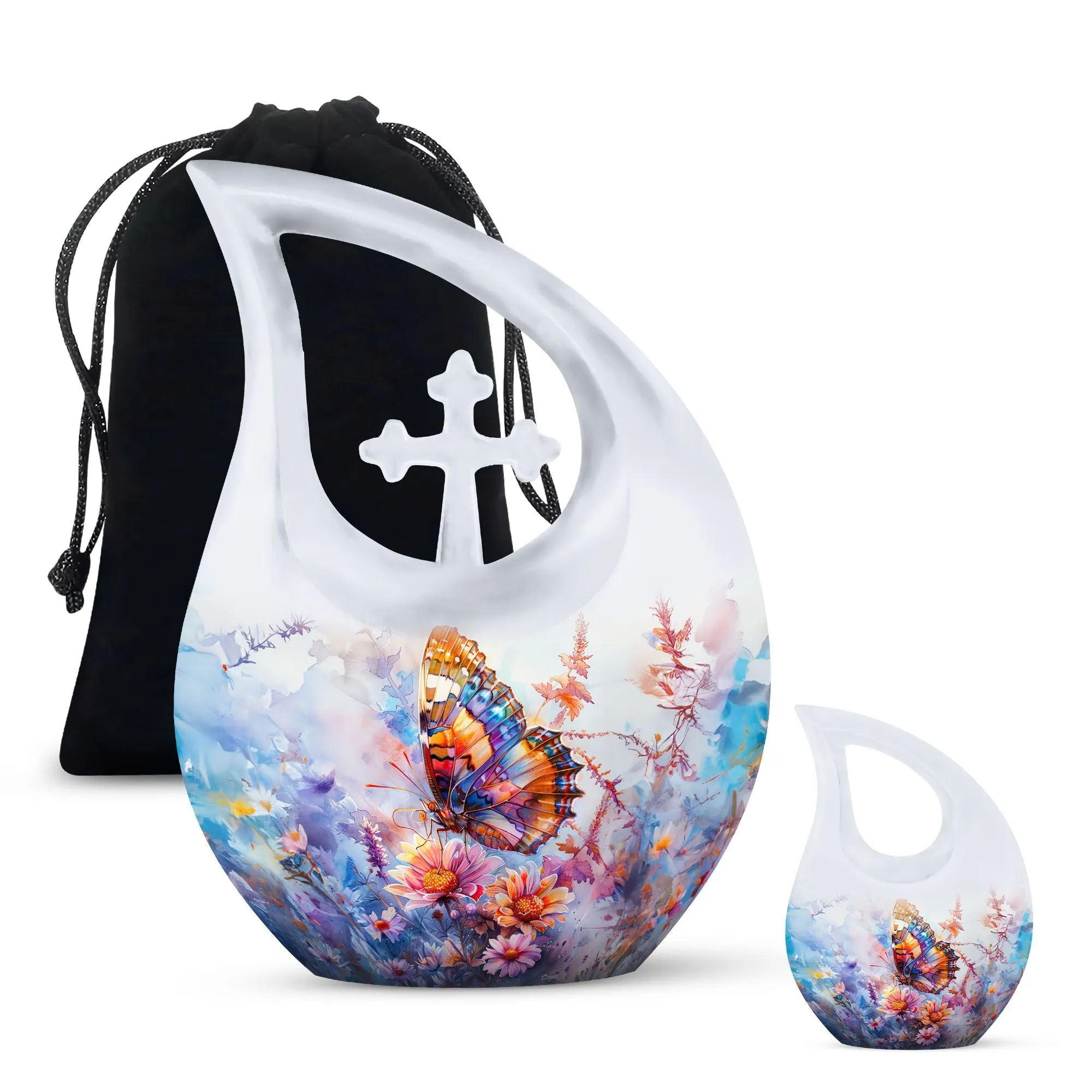 Butterfly Urn - Personalized Container For Human Ashes