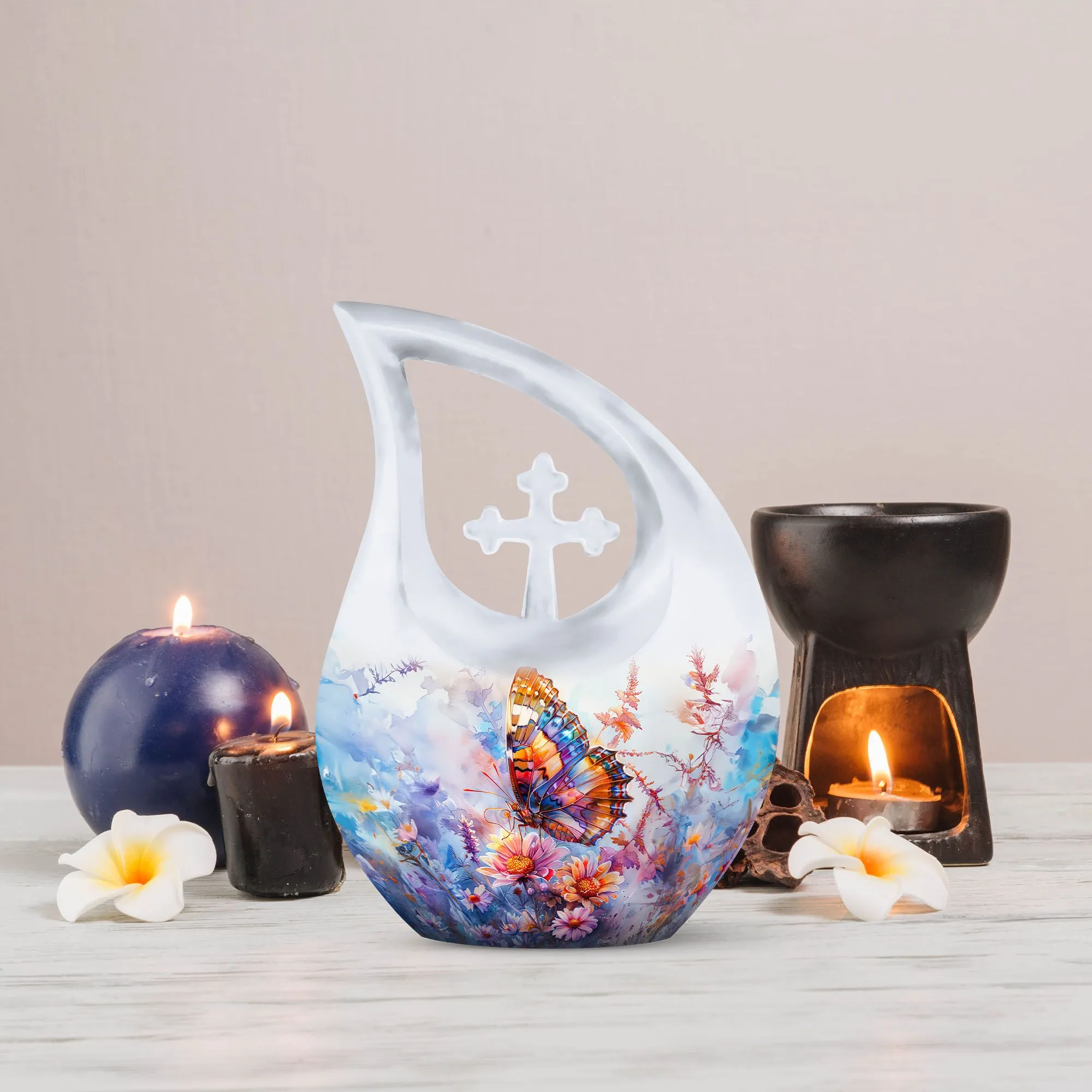 Butterfly Urn - Personalized Container For Human Ashes