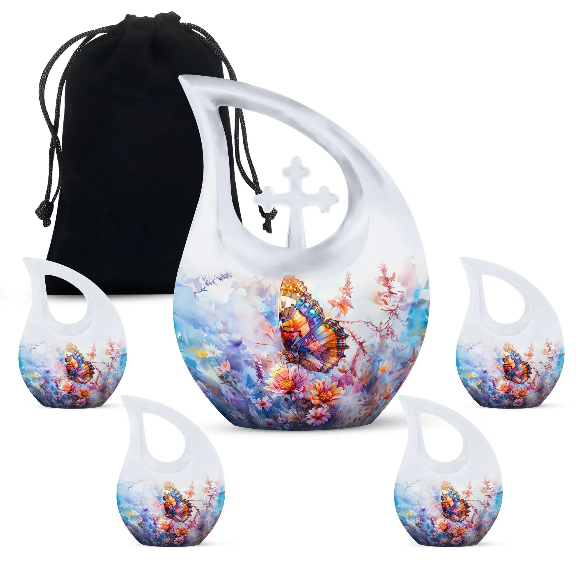 Butterfly Urn - Personalized Container For Human Ashes