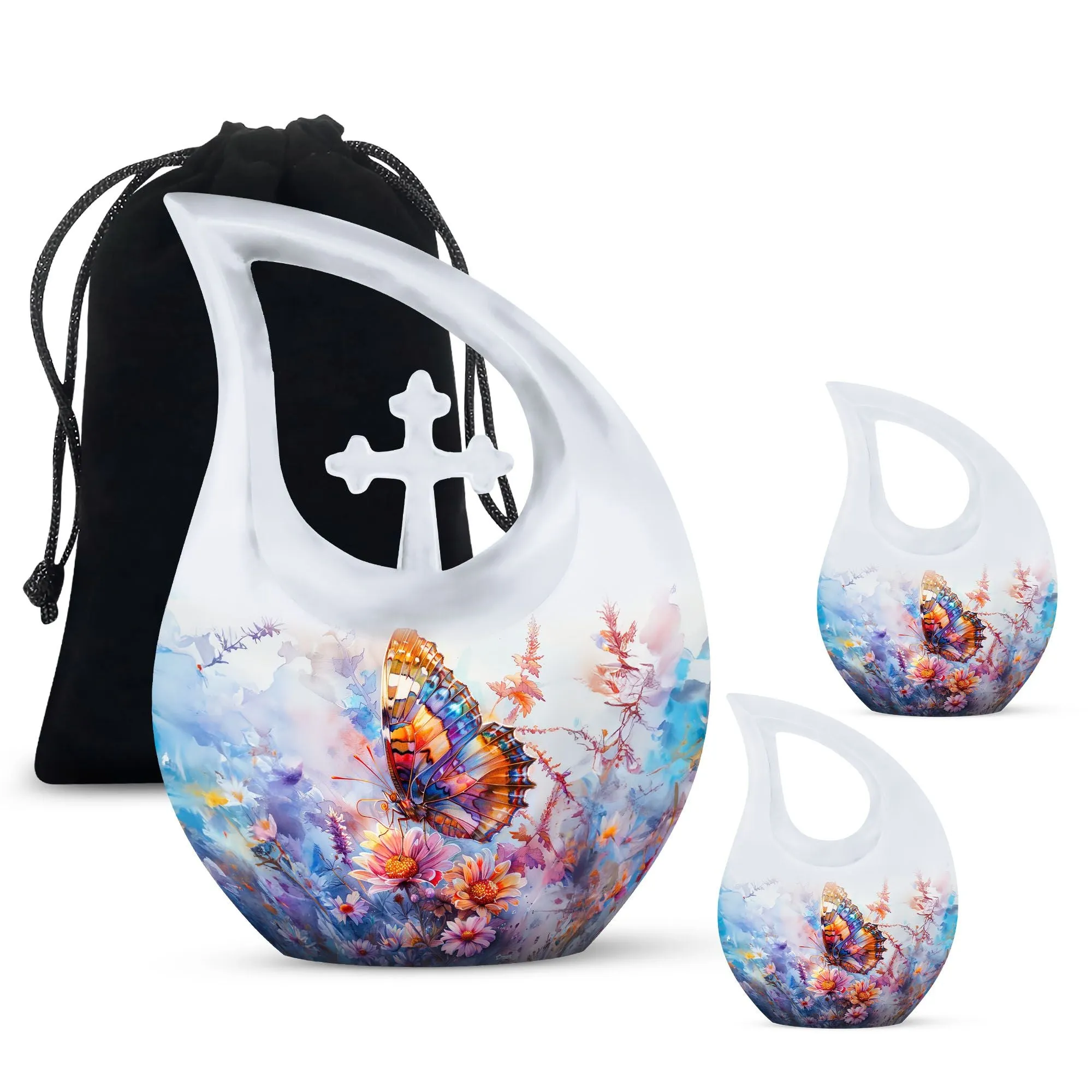 Butterfly Urn - Personalized Container For Human Ashes