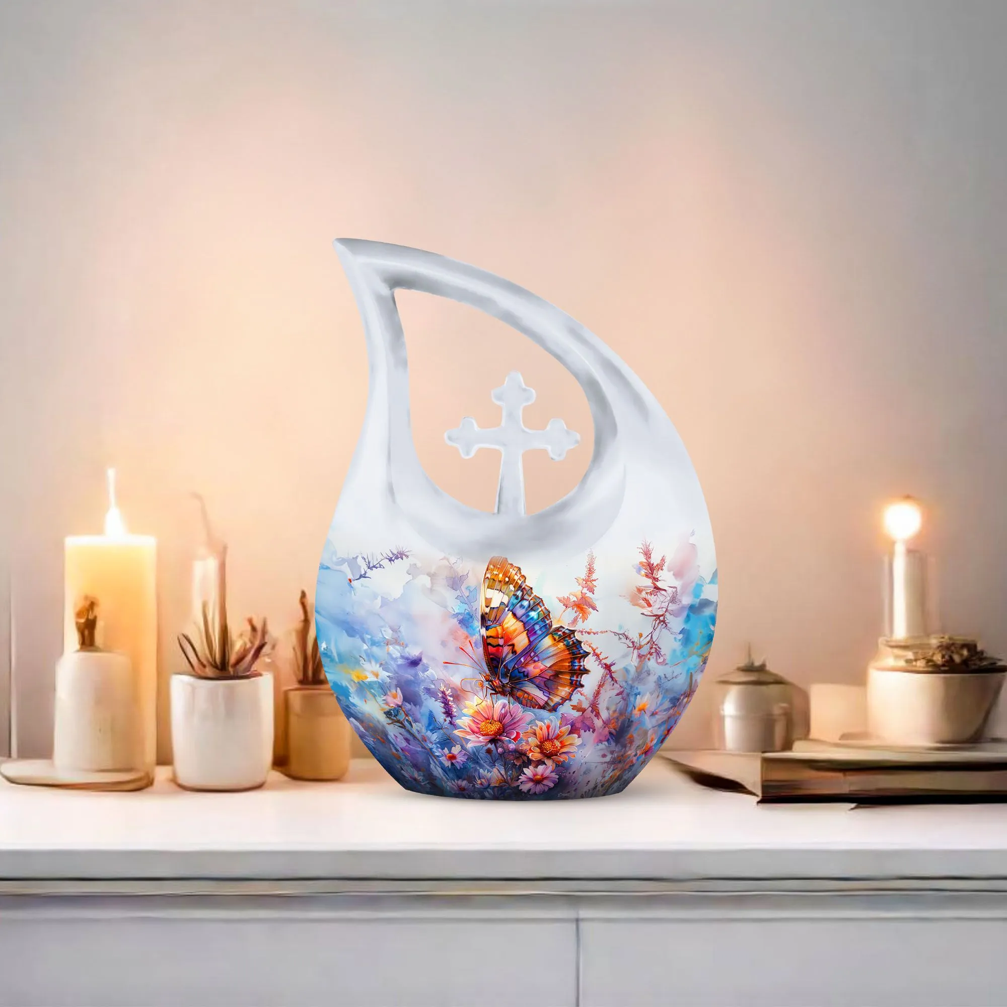 Butterfly Urn - Personalized Container For Human Ashes