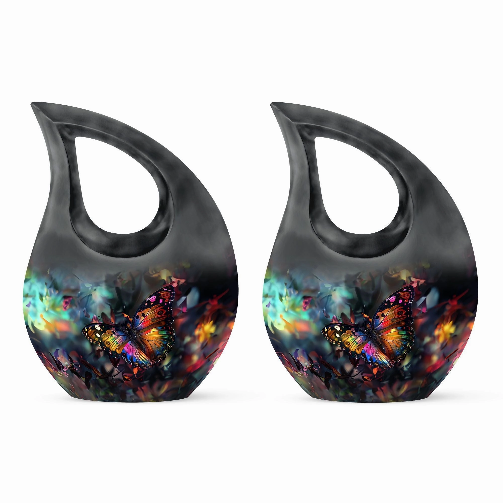 Butterfly Urn: Cross-Drop Memorial Cremation Urn For Dad