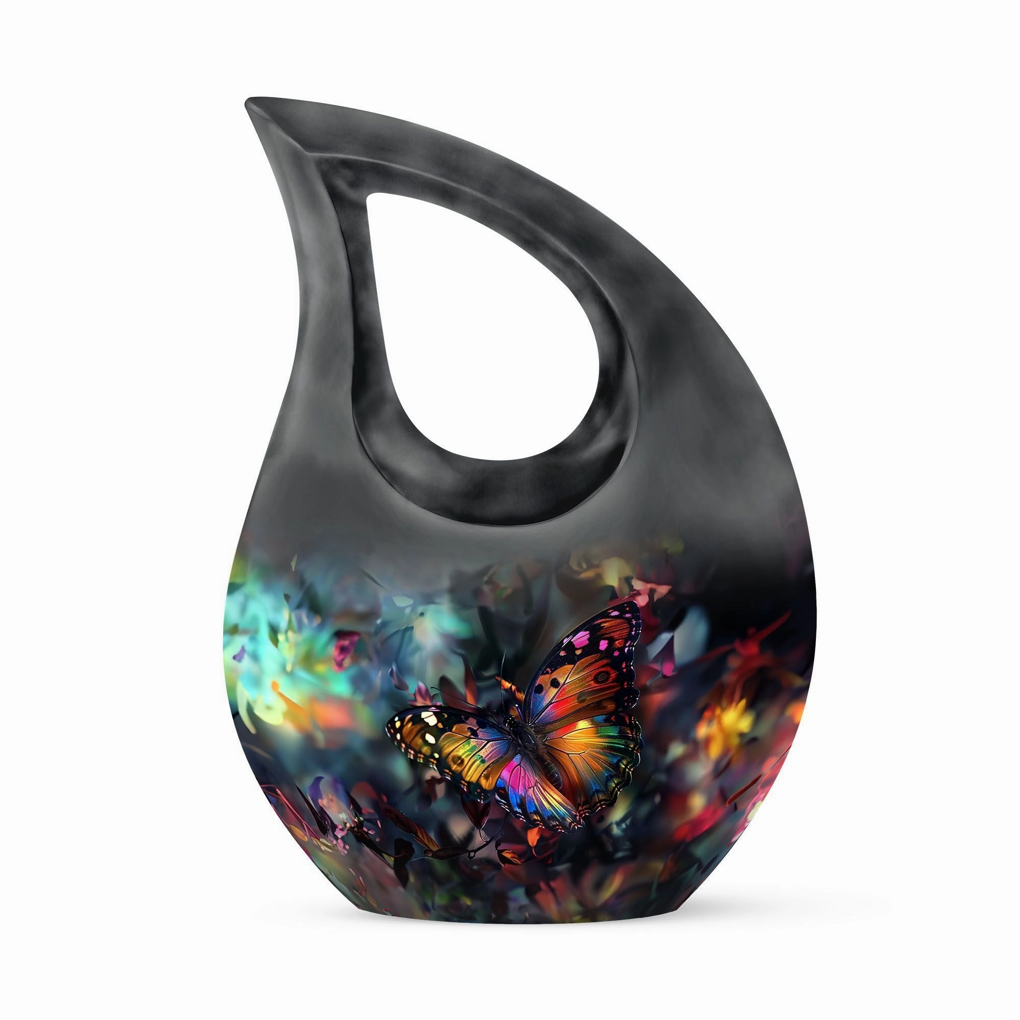Butterfly Urn: Cross-Drop Memorial Cremation Urn For Dad