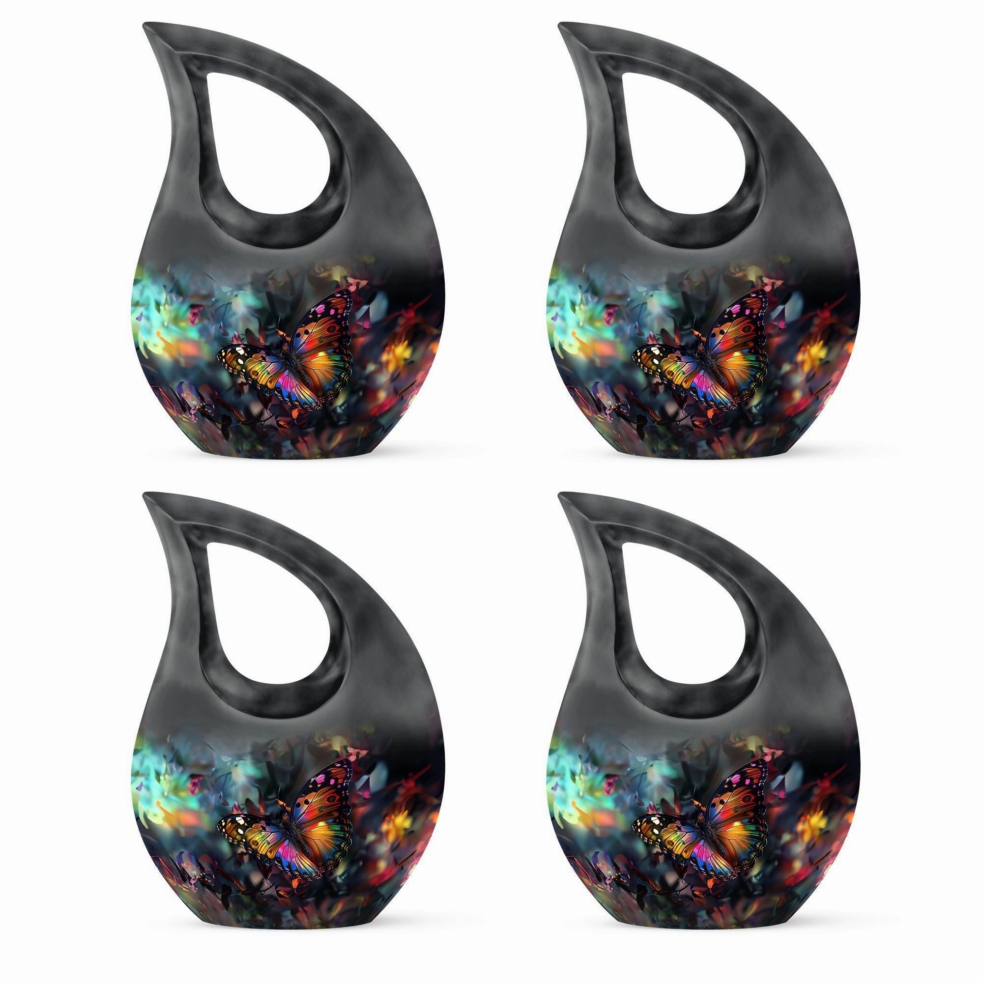 Butterfly Urn: Cross-Drop Memorial Cremation Urn For Dad