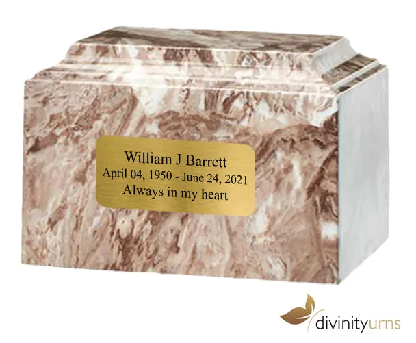 Café Cultured Marble Cremation Urn