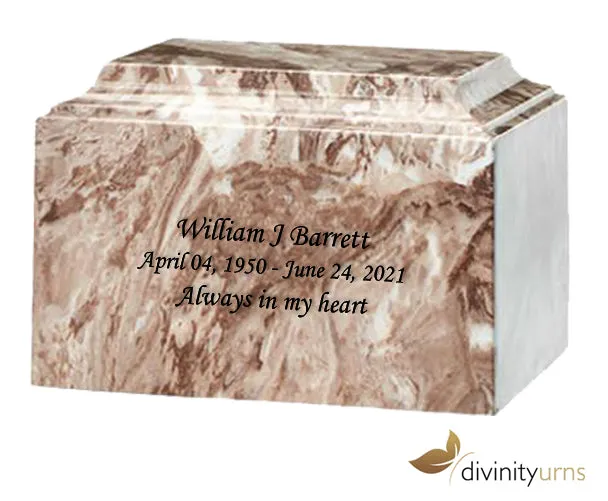 Café Cultured Marble Cremation Urn