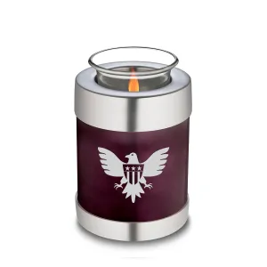 Candle Holder Embrace Cherry Purple American Glory Cremation Urn