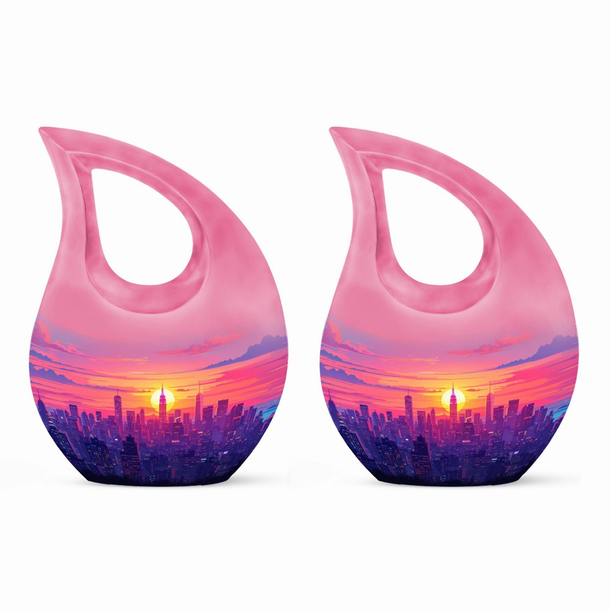 Candy Skyline Urn - Cremation Urn For Human Ashes