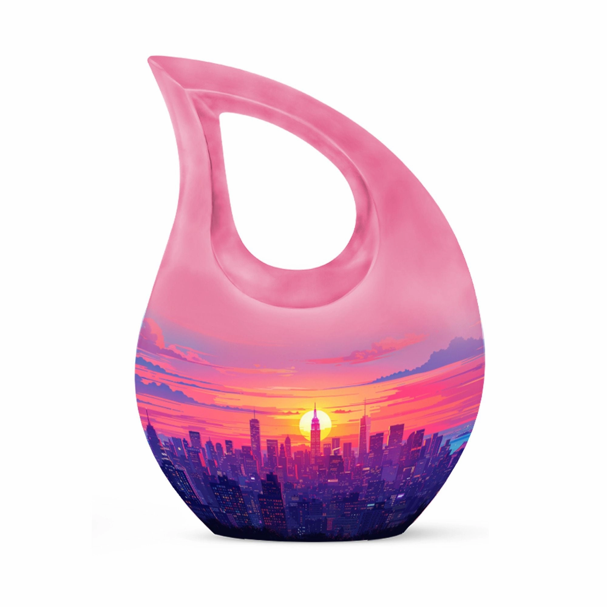 Candy Skyline Urn - Cremation Urn For Human Ashes