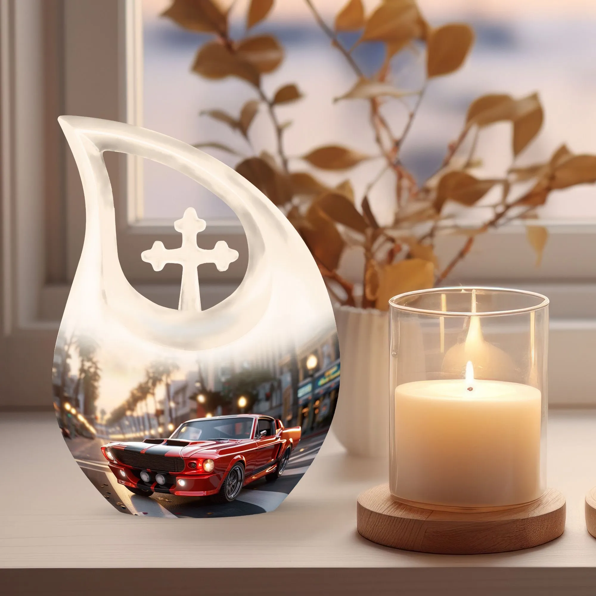 Car Cremation Urn |Large Aluminium Cremation Urn For Human