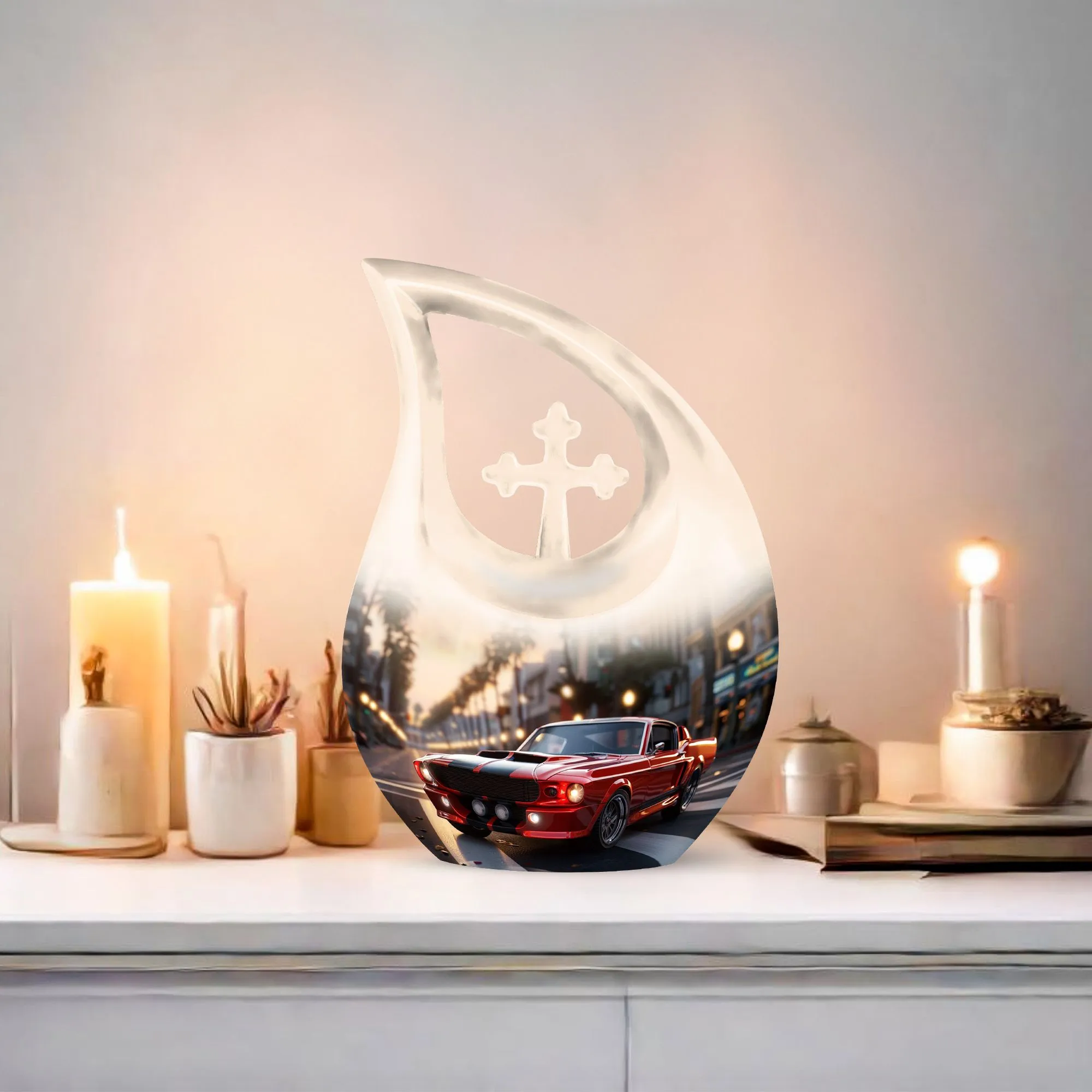 Car Cremation Urn |Large Aluminium Cremation Urn For Human