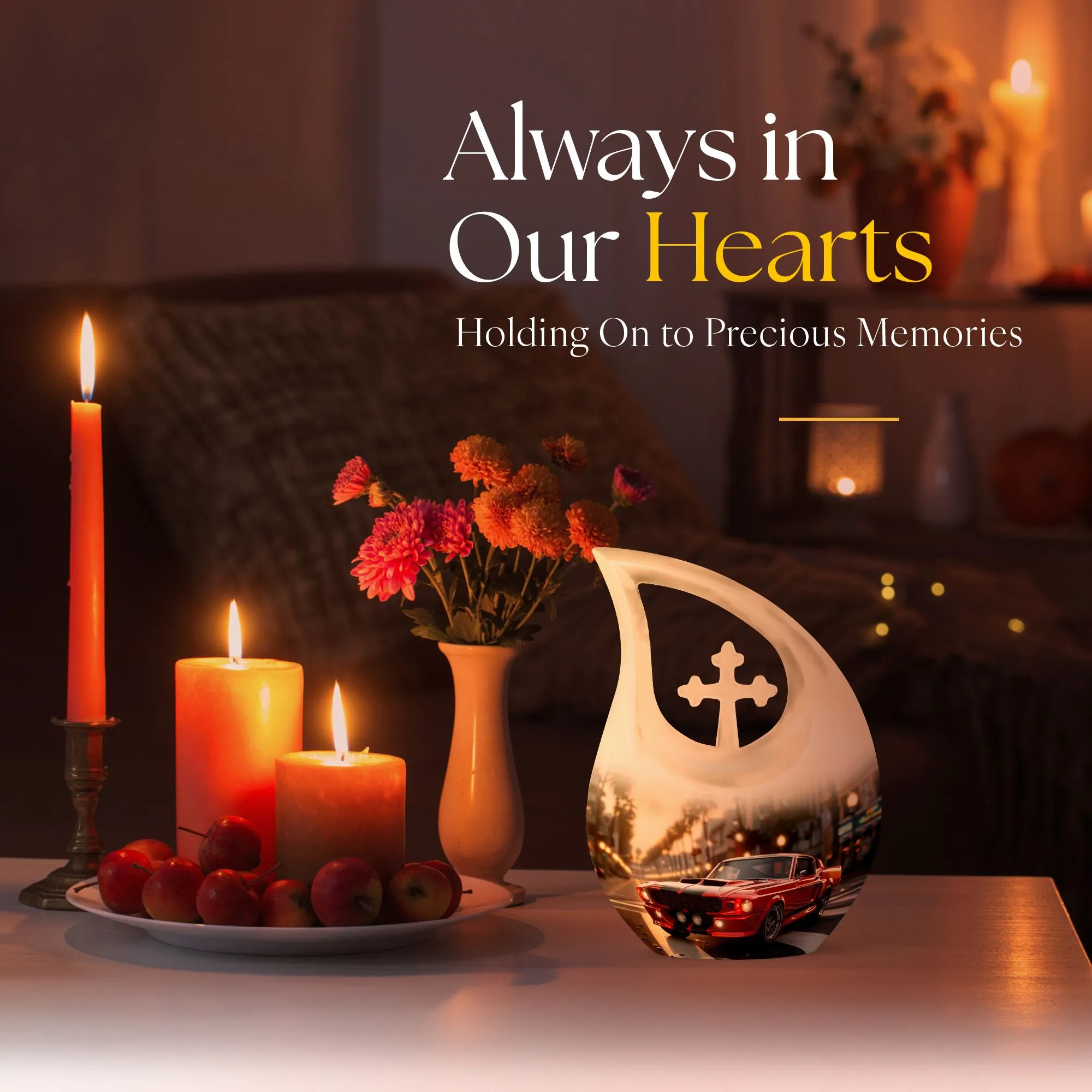 Car Cremation Urn |Large Aluminium Cremation Urn For Human