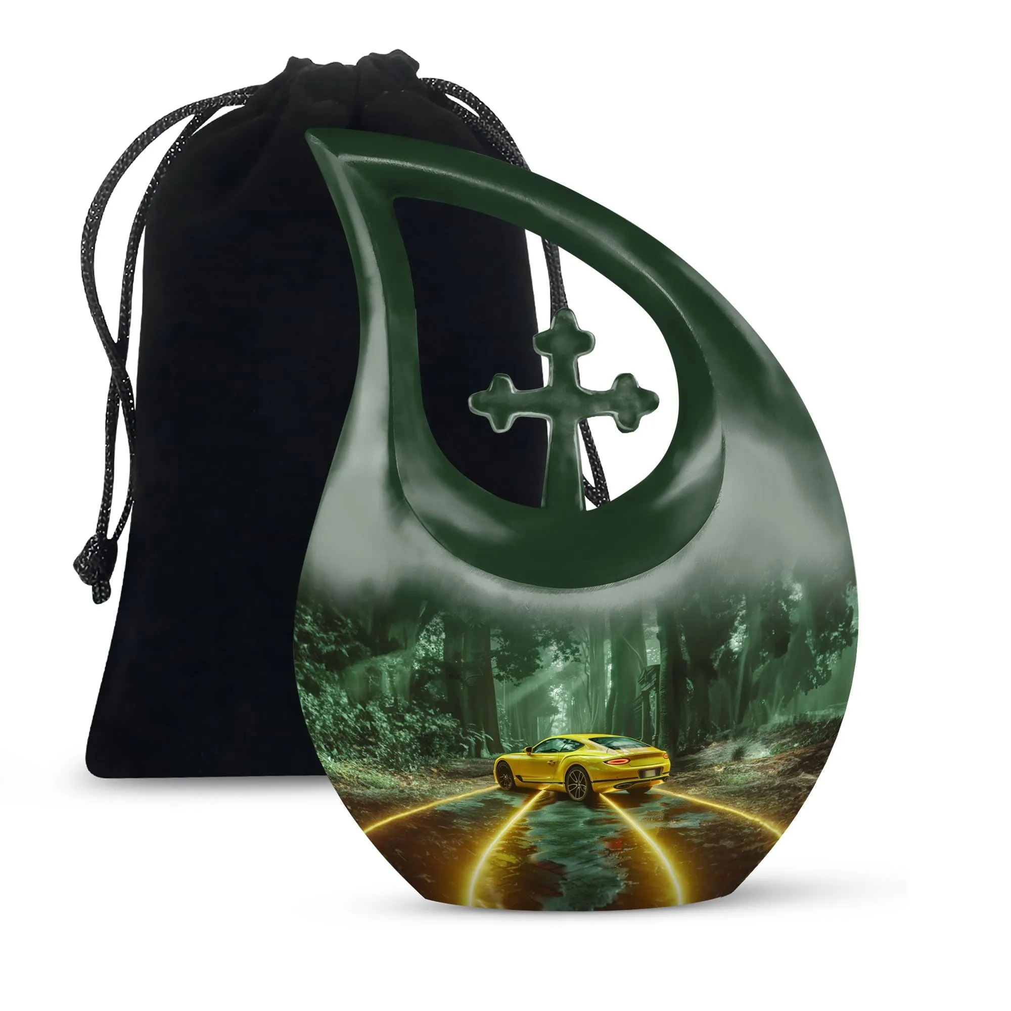 Car Memory Urn: Small Cremation Urn For Human Ashes