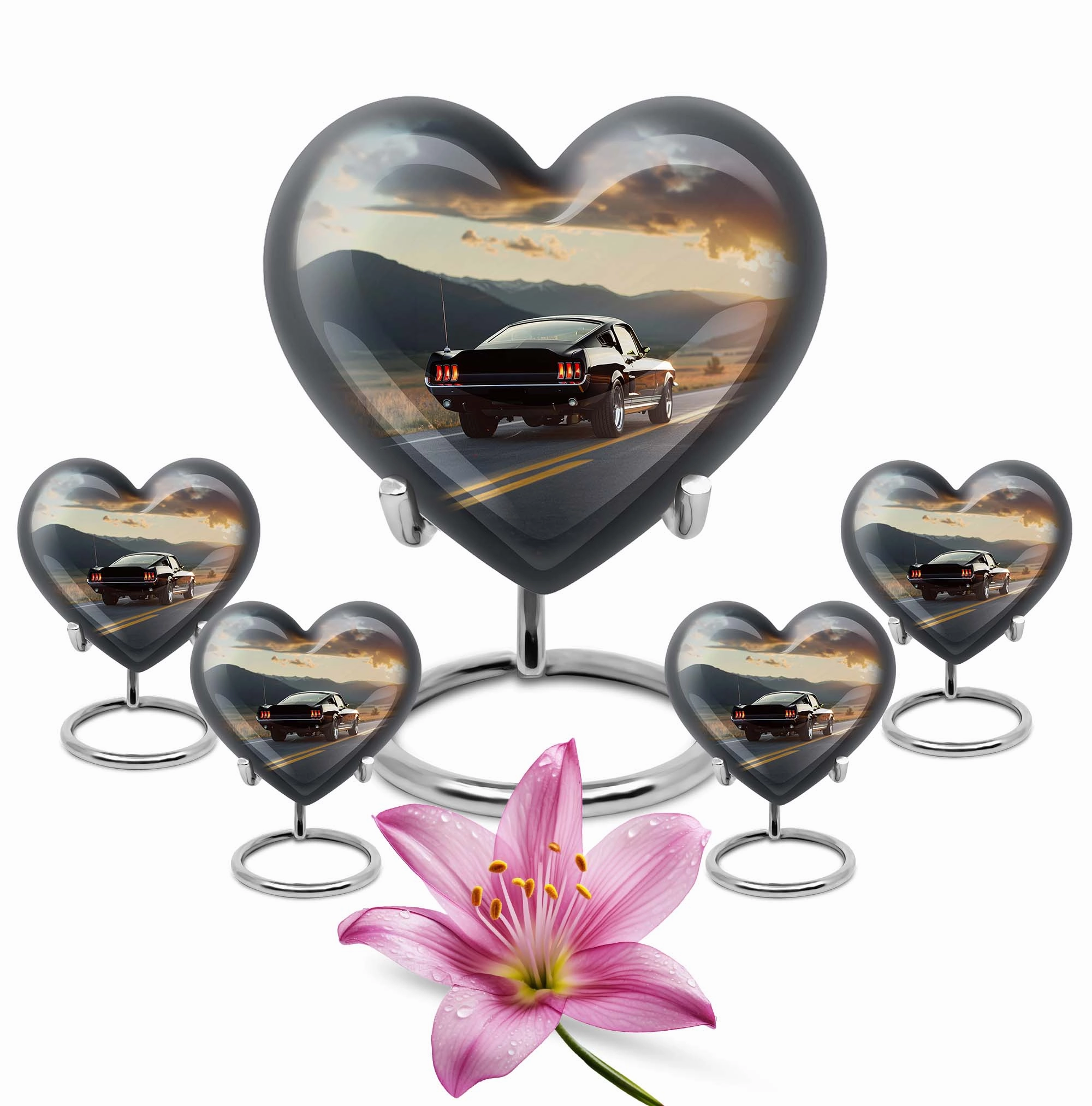 Car Cremation Medium Size Urn For Ashes Memorial & Funeral Urn