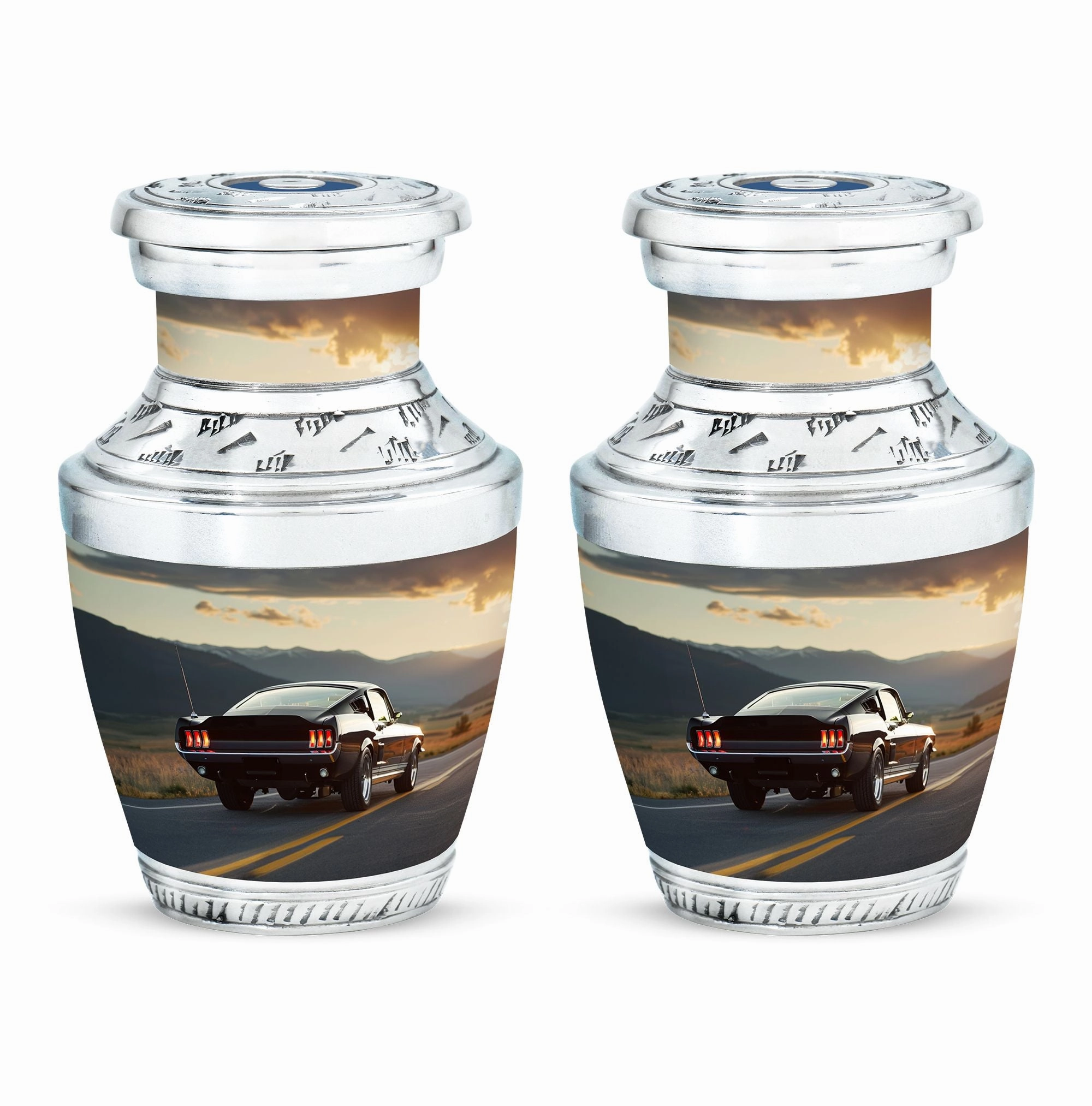 Car Cremation Medium Size Urn For Ashes Memorial & Funeral Urn