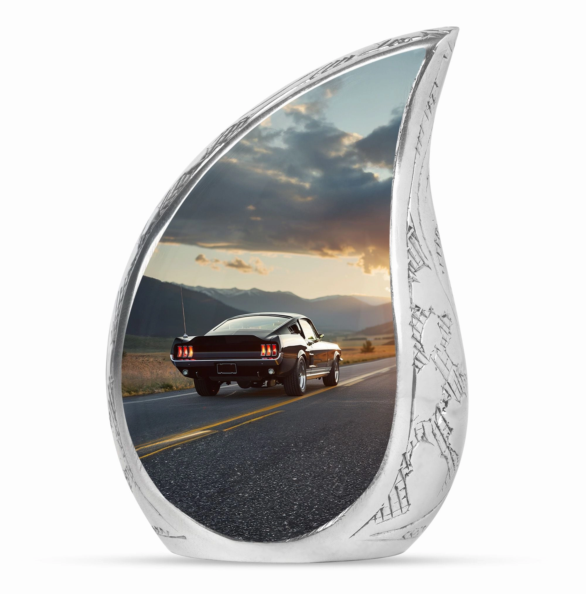 Car Cremation Medium Size Urn For Ashes Memorial & Funeral Urn