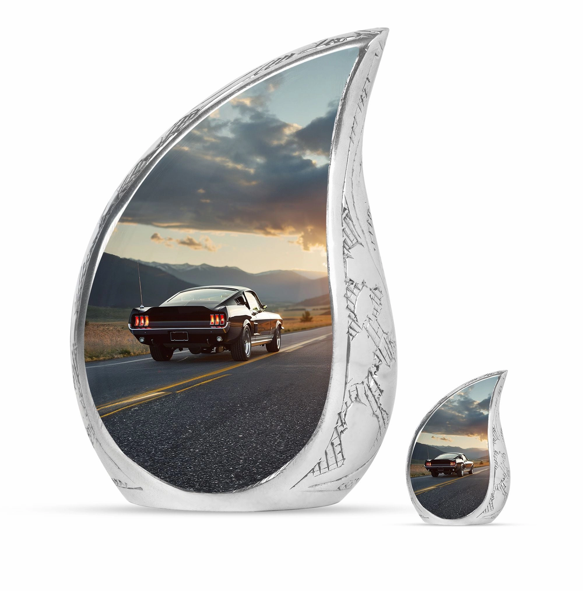 Car Cremation Medium Size Urn For Ashes Memorial & Funeral Urn