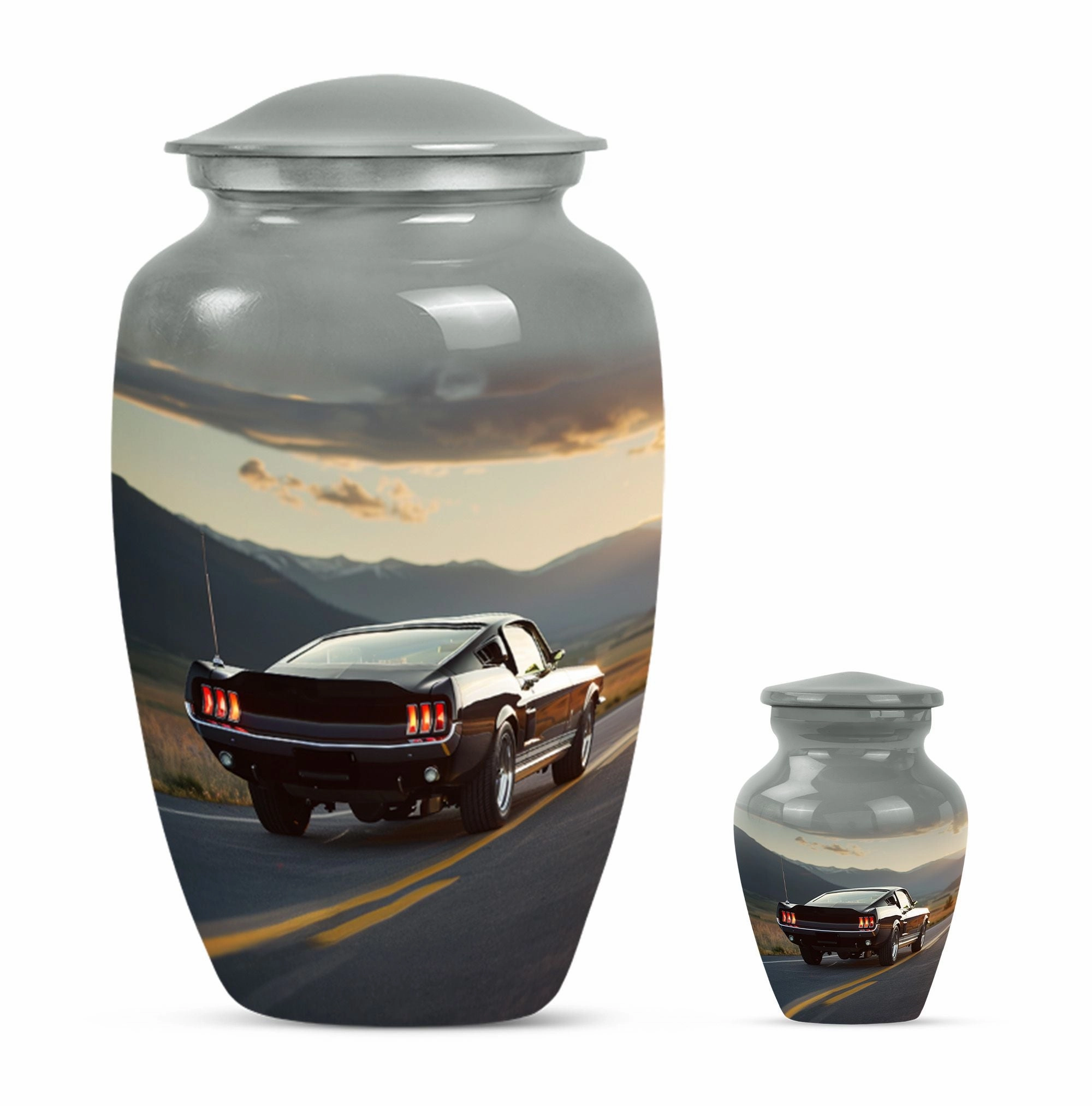 Car Cremation Medium Size Urn For Ashes Memorial & Funeral Urn