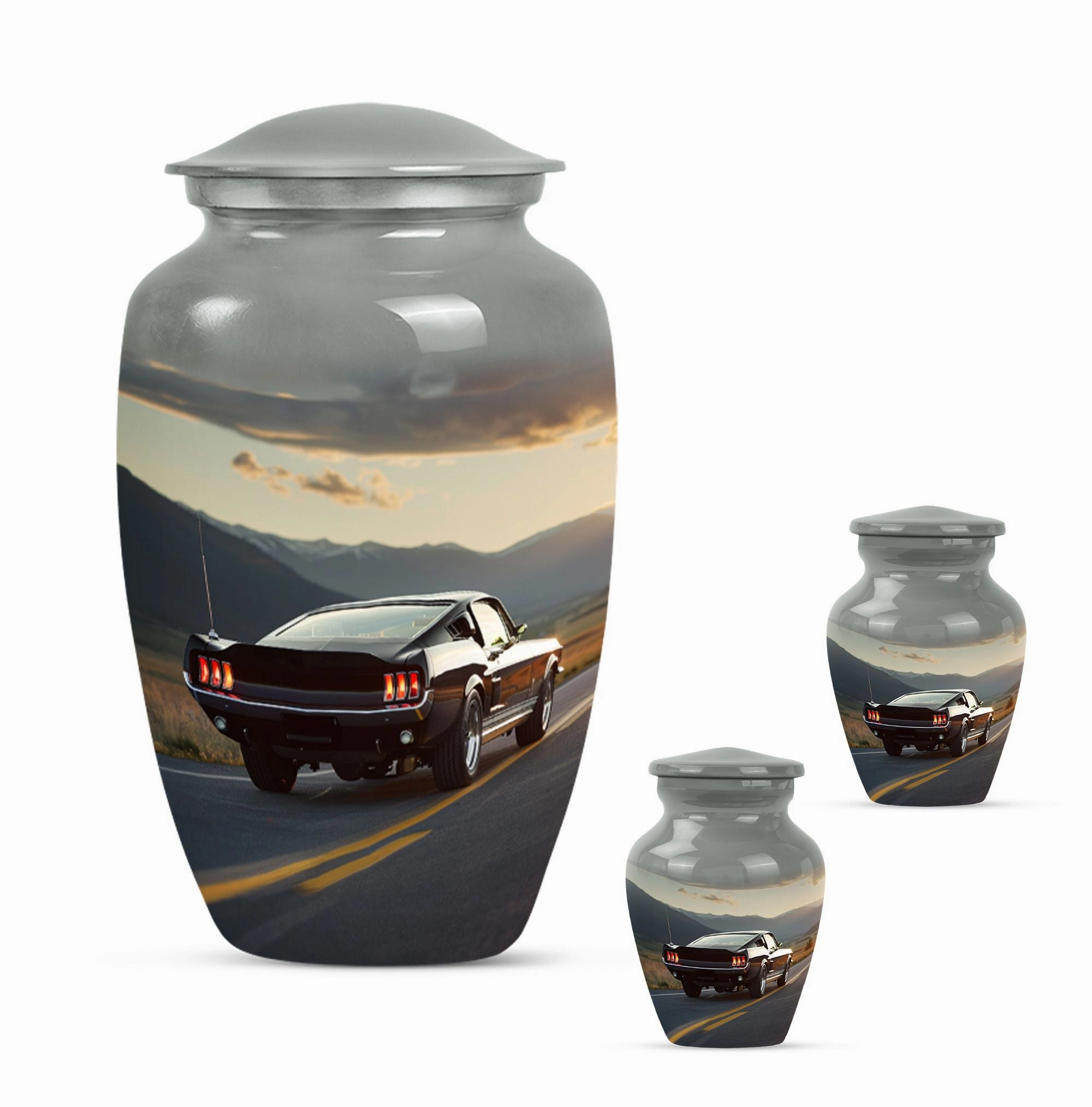 Car Cremation Medium Size Urn For Ashes Memorial & Funeral Urn