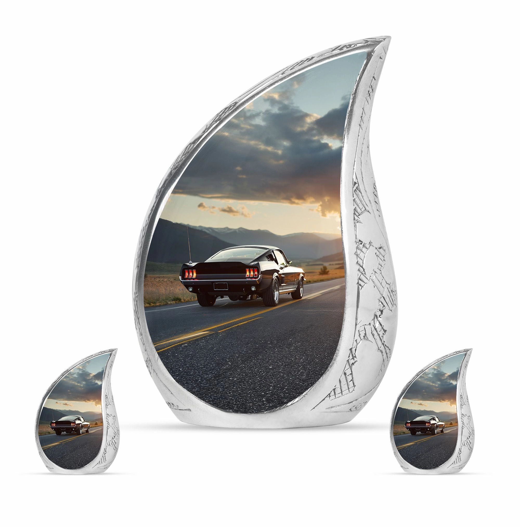 Car Cremation Medium Size Urn For Ashes Memorial & Funeral Urn