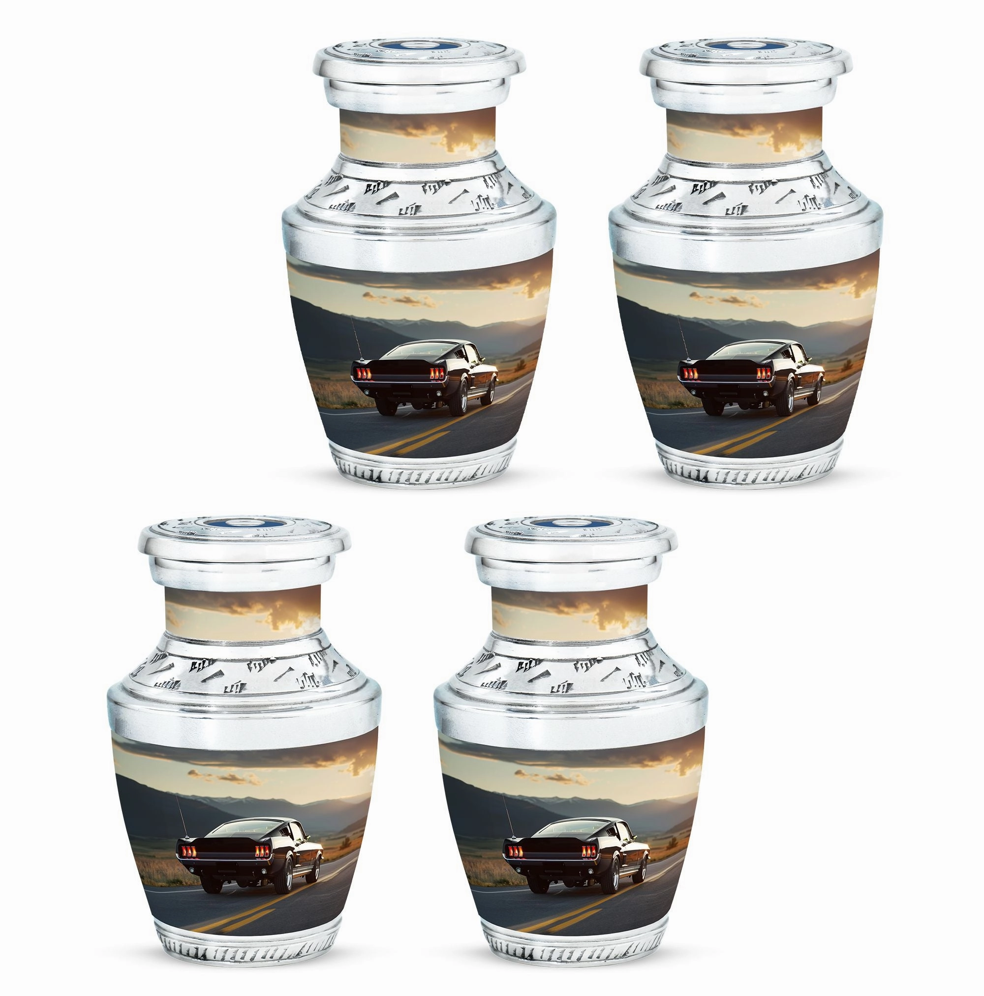 Car Cremation Medium Size Urn For Ashes Memorial & Funeral Urn