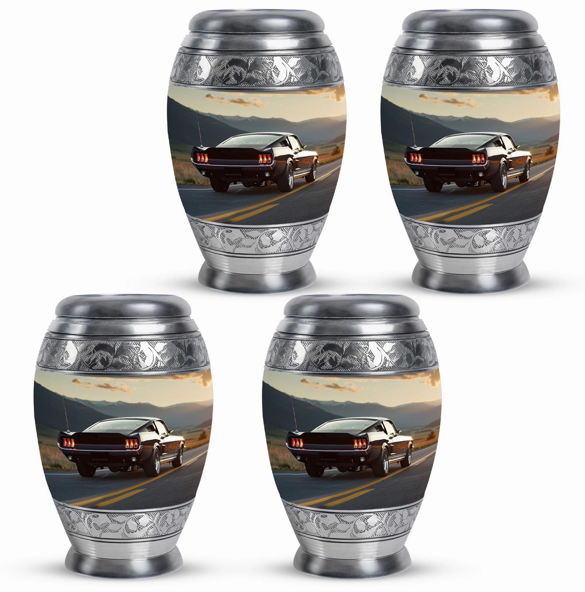 Car Cremation Medium Size Urn For Ashes Memorial & Funeral Urn