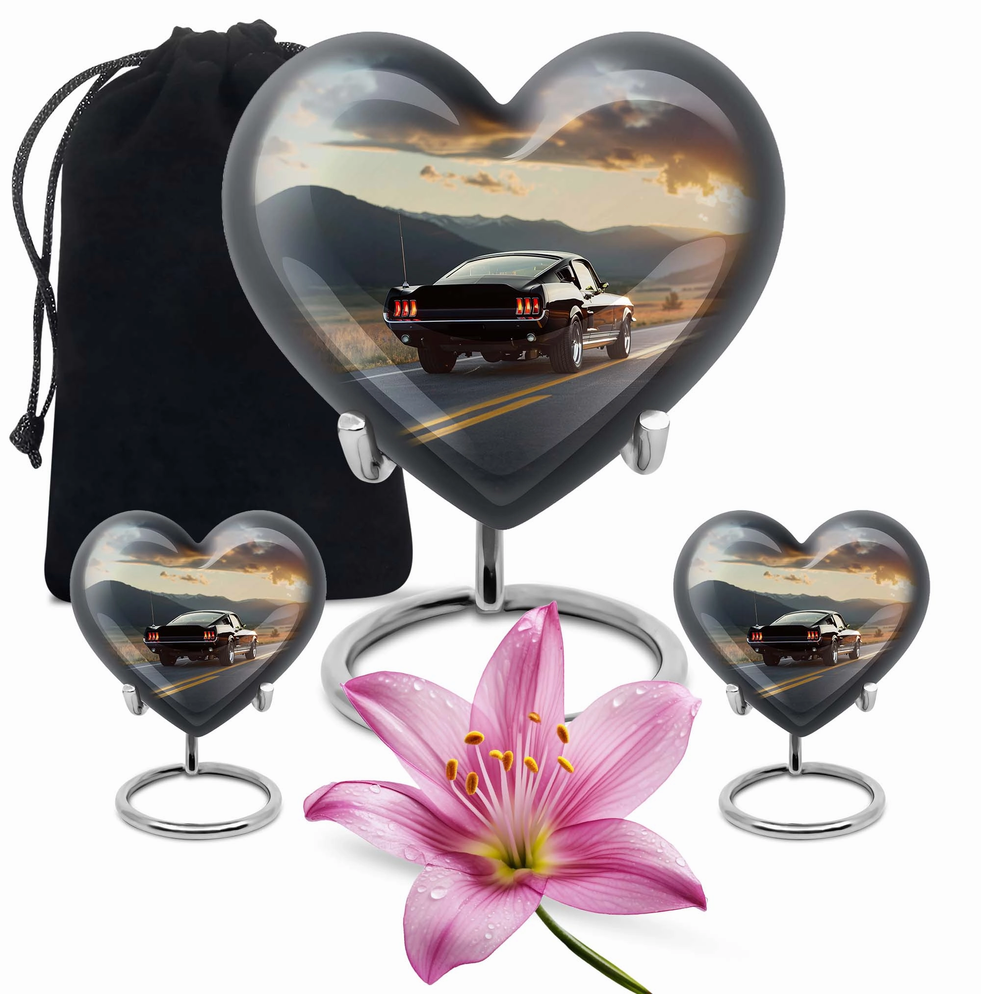 Car Cremation Medium Size Urn For Ashes Memorial & Funeral Urn