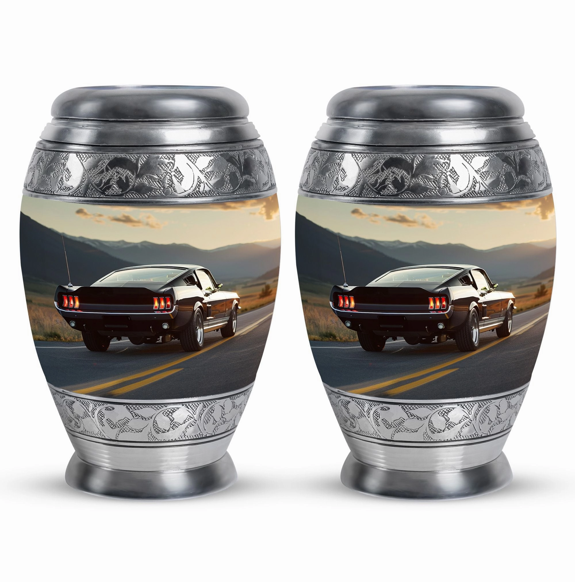 Car Cremation Medium Size Urn For Ashes Memorial & Funeral Urn