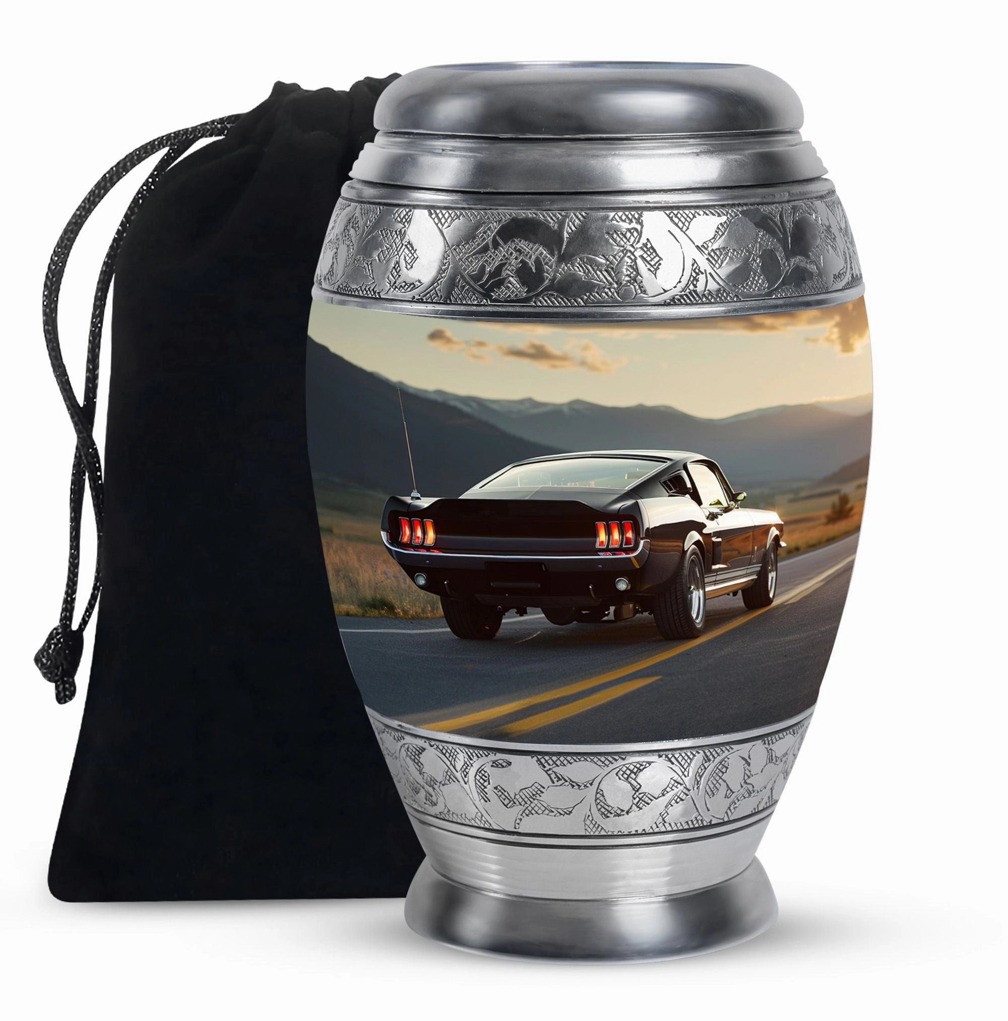 Car Cremation Medium Size Urn For Ashes Memorial & Funeral Urn
