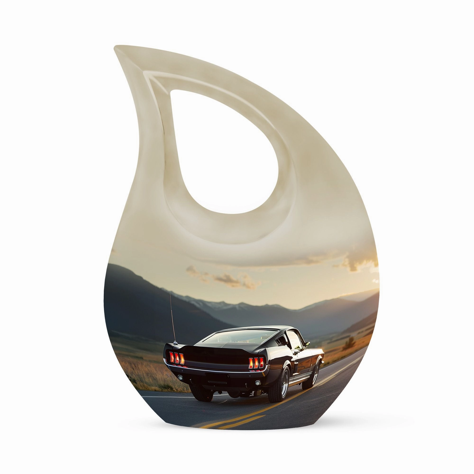 Car Cremation Medium Size Urn For Ashes Memorial & Funeral Urn