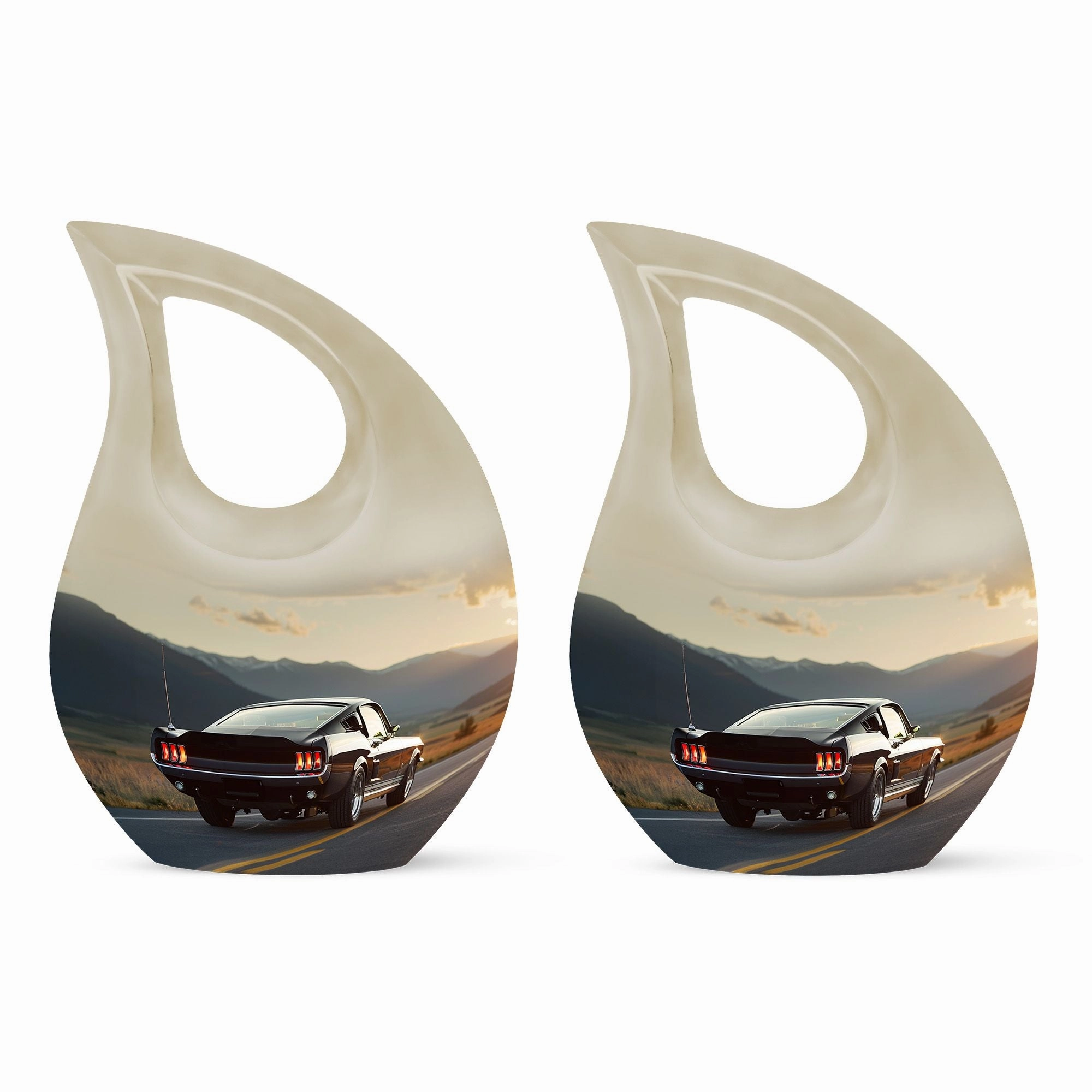 Car Cremation Medium Size Urn For Ashes Memorial & Funeral Urn