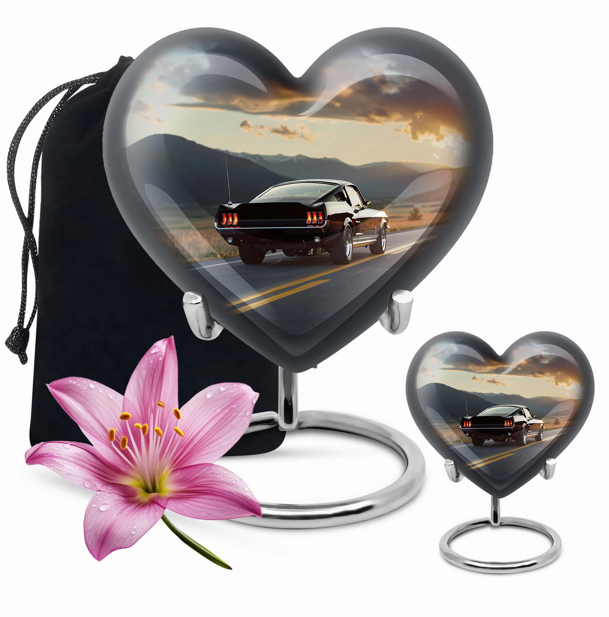 Car Cremation Medium Size Urn For Ashes Memorial & Funeral Urn