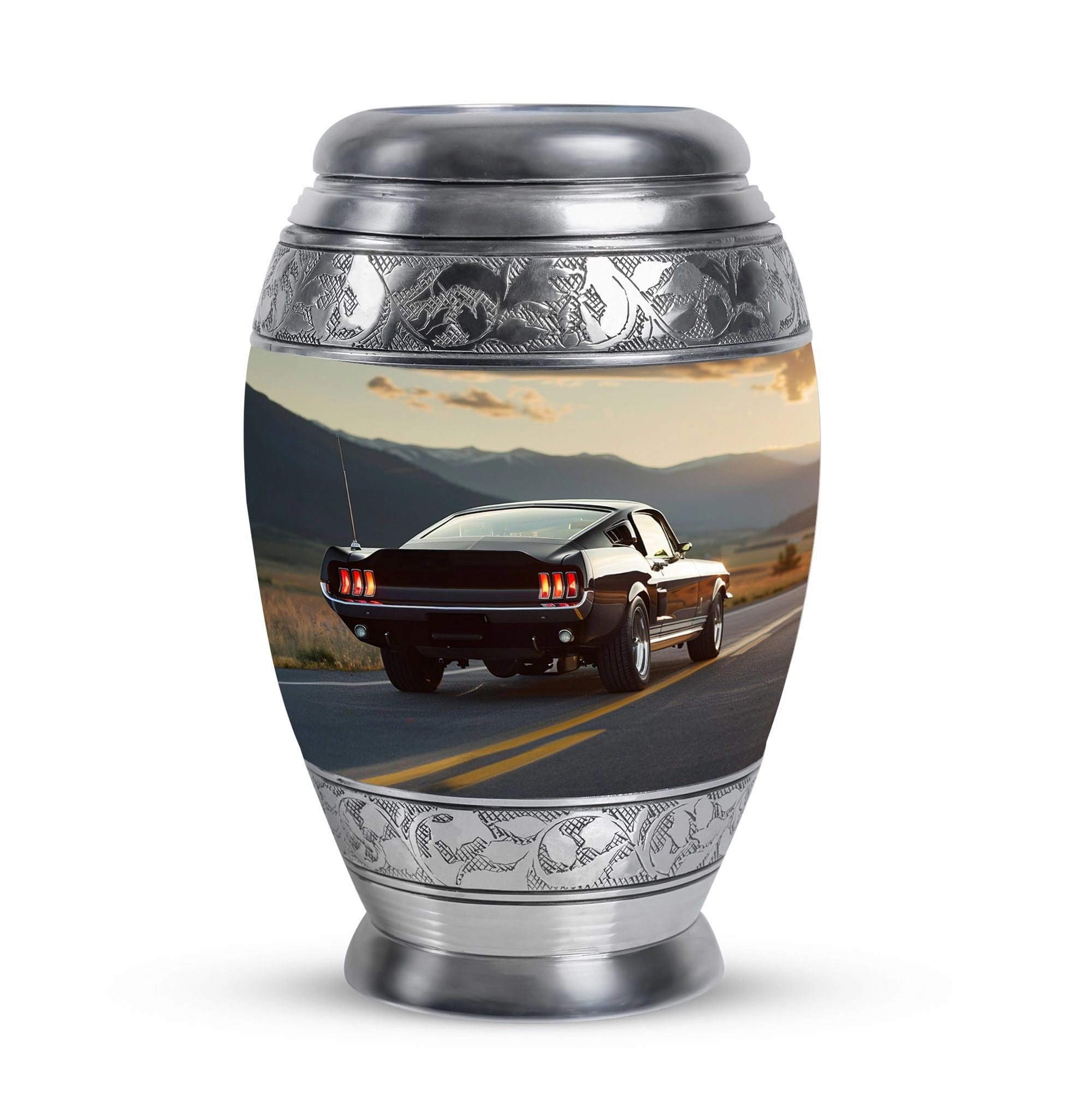 Car Cremation Medium Size Urn For Ashes Memorial & Funeral Urn