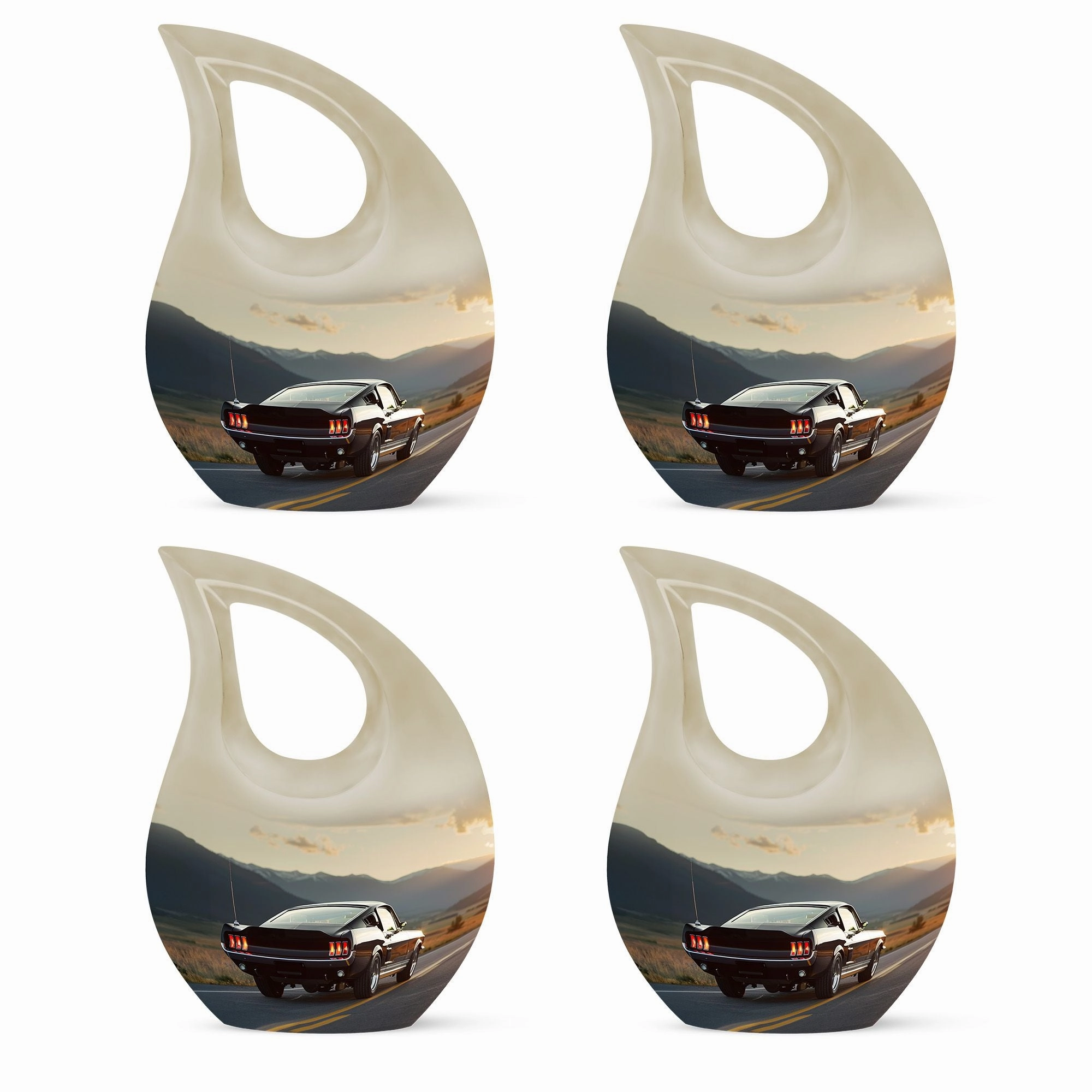 Car Cremation Medium Size Urn For Ashes Memorial & Funeral Urn