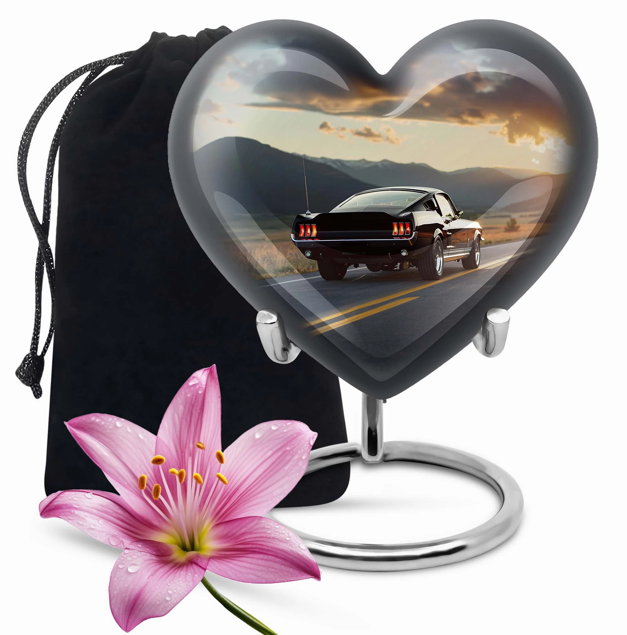 Car Cremation Medium Size Urn For Ashes Memorial & Funeral Urn